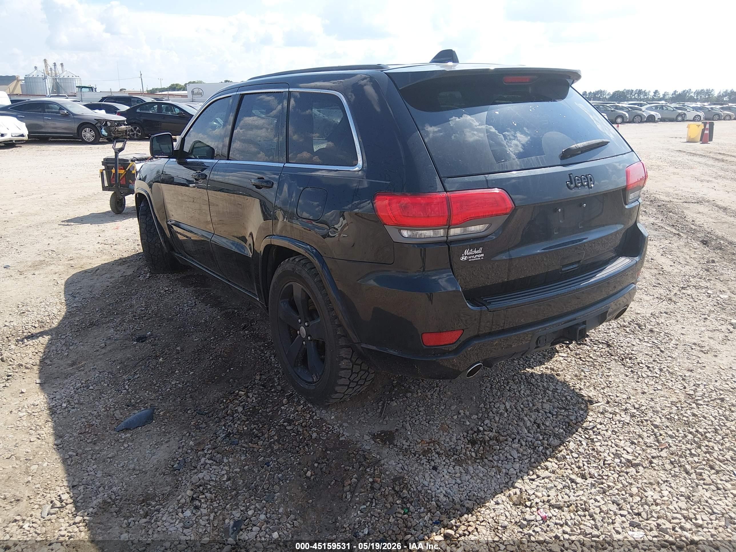 2015 Jeep Grand Cherokee Altitude Black vin: 1C4RJEAG5FC614062