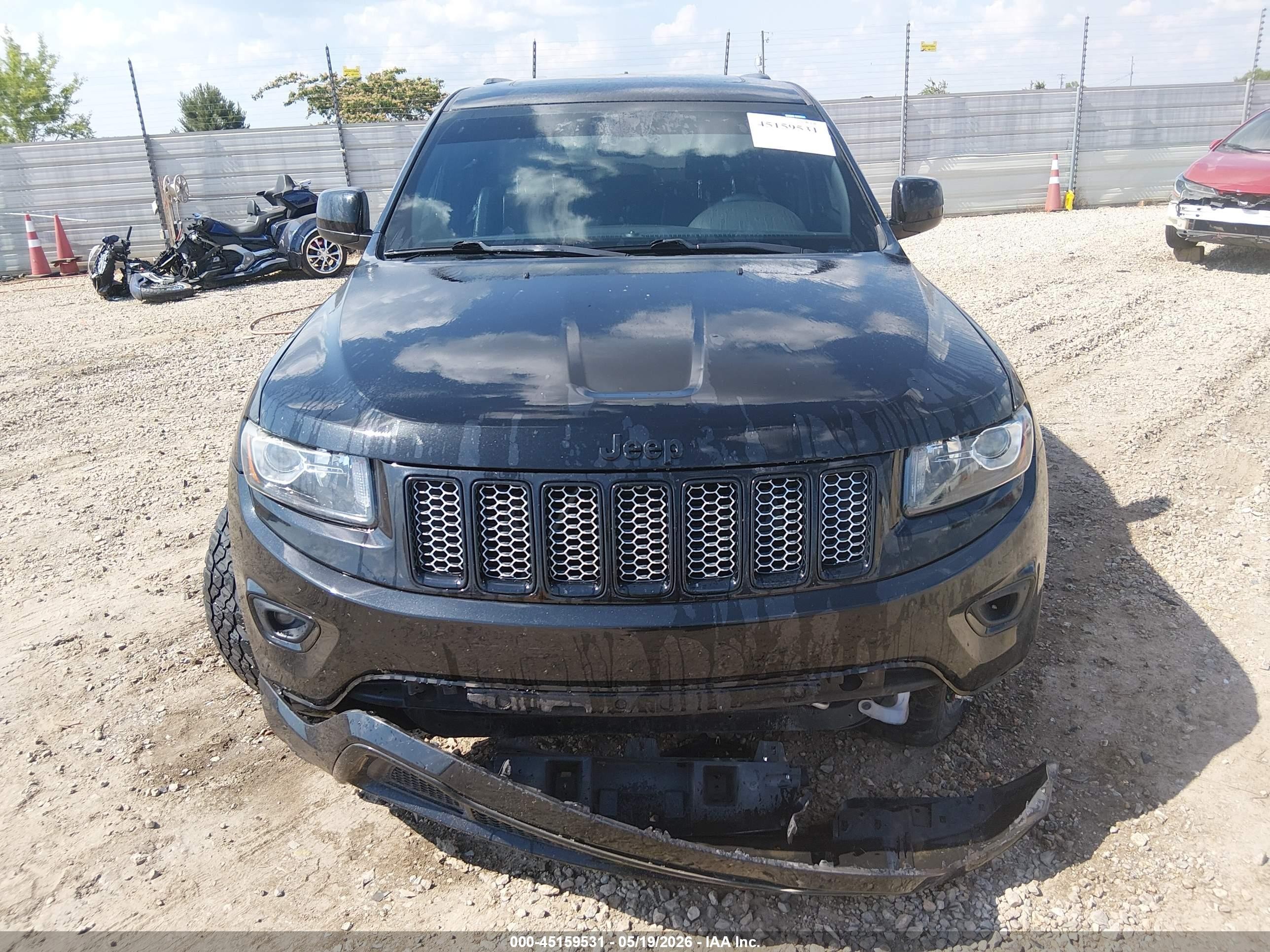 2015 Jeep Grand Cherokee Altitude Black vin: 1C4RJEAG5FC614062