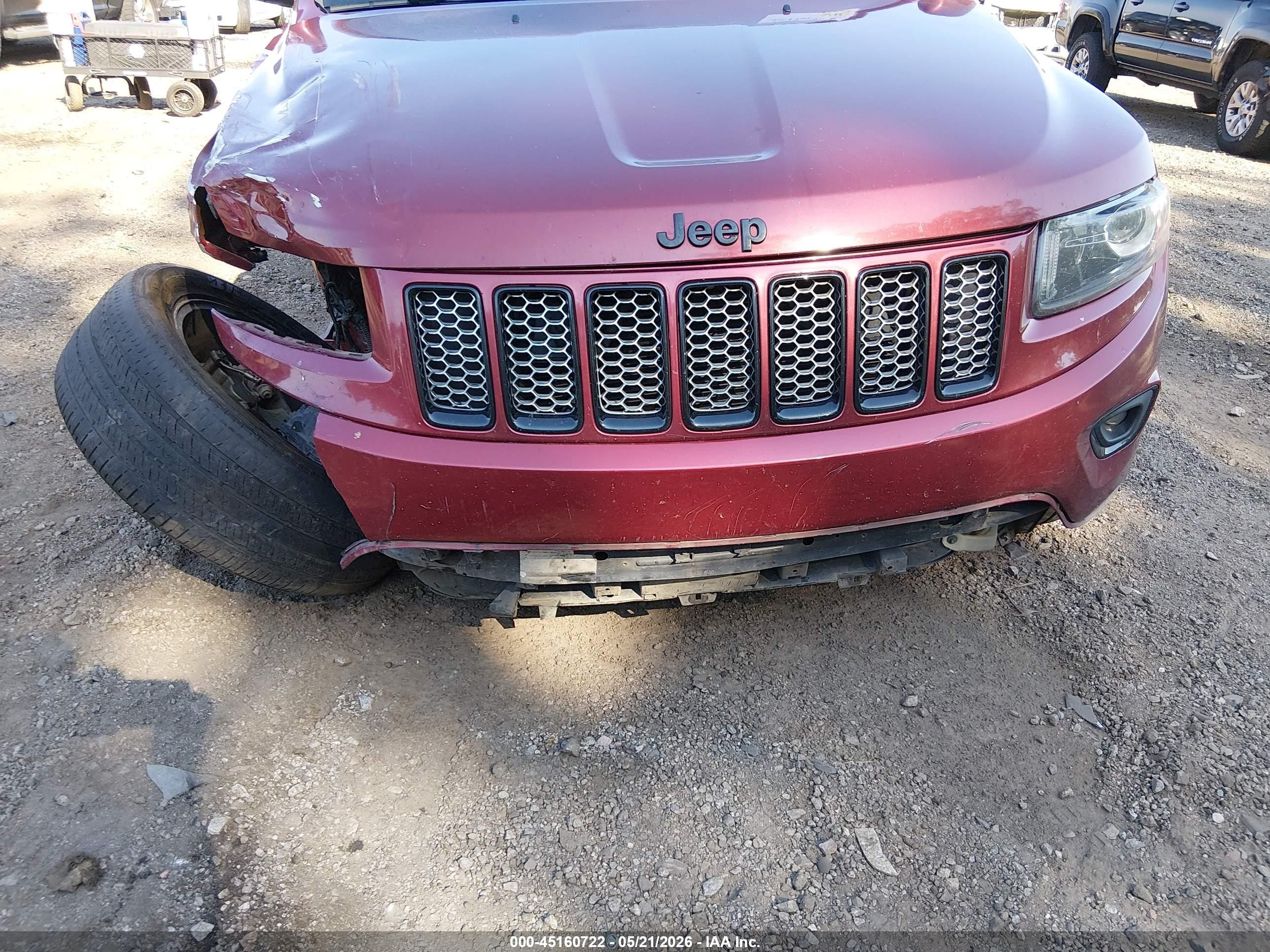 2015 Jeep Grand Cherokee Altitude Red vin: 1C4RJEAG5FC614191