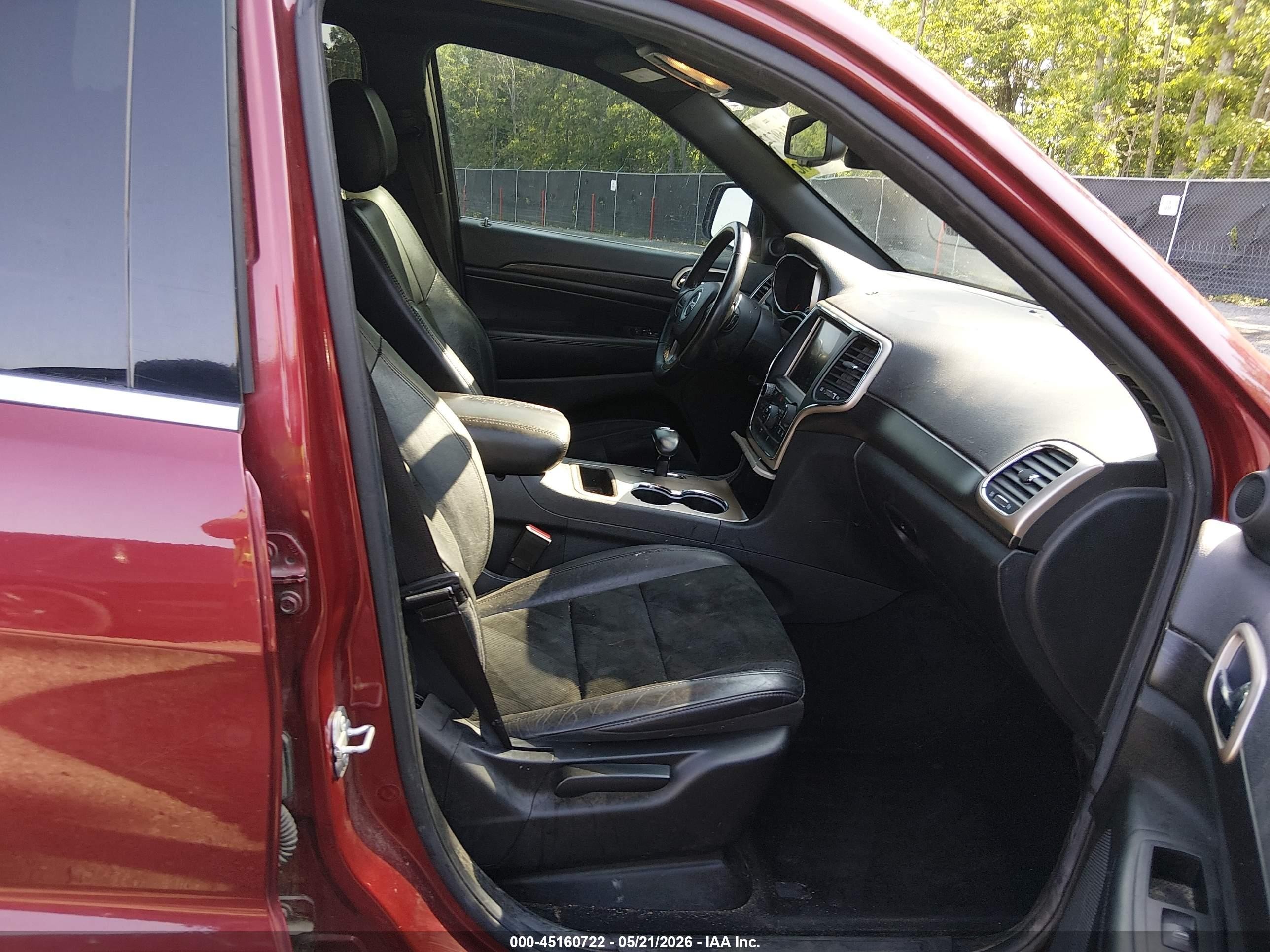 2015 Jeep Grand Cherokee Altitude Red vin: 1C4RJEAG5FC614191