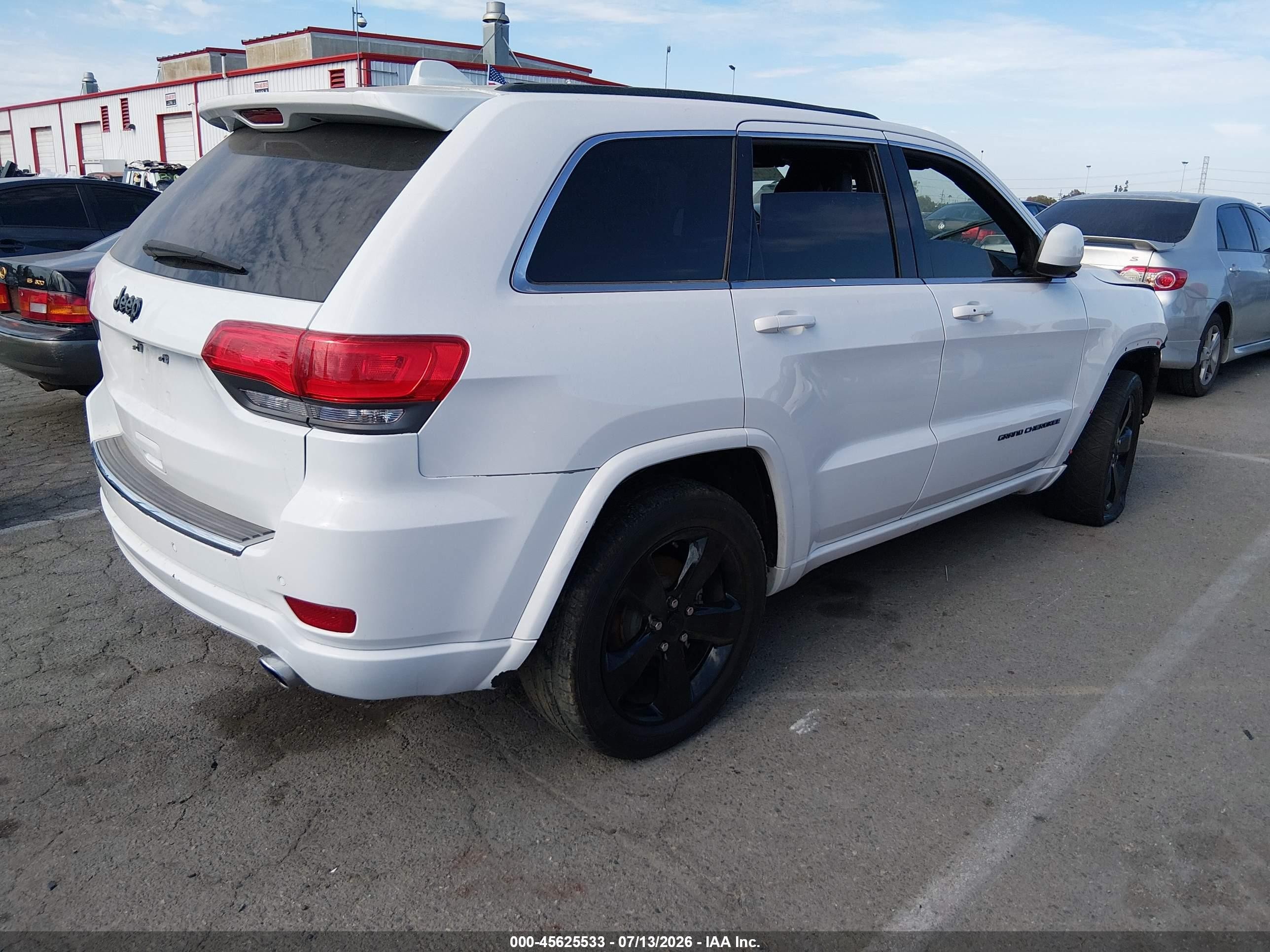 2015 Jeep Grand Cherokee Altitude White vin: 1C4RJEAG5FC808123