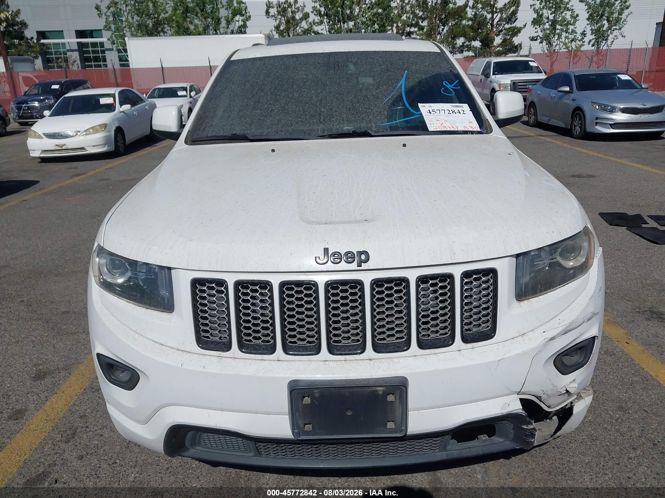 2015 Jeep Grand Cherokee Altitude White vin: 1C4RJEAG5FC856964