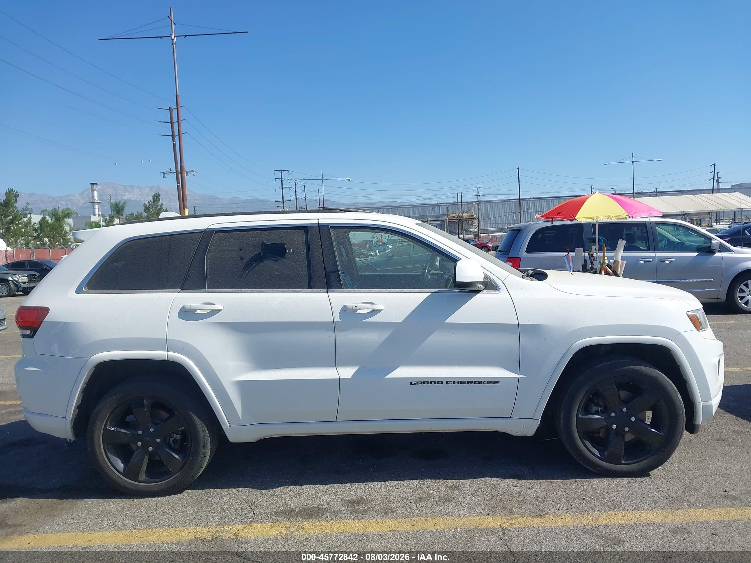 2015 Jeep Grand Cherokee Altitude White vin: 1C4RJEAG5FC856964