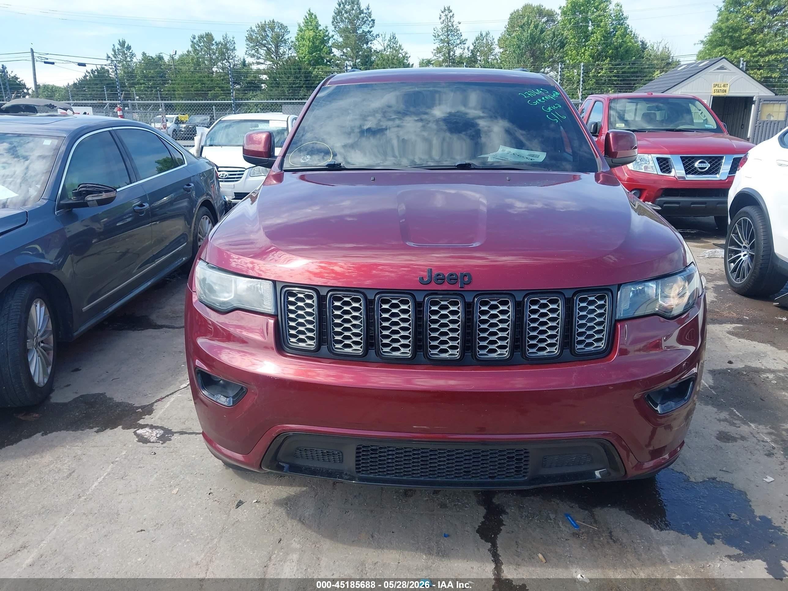 2020 Jeep Grand Cherokee Altitude 4x2 Burgundy vin: 1C4RJEAG5LC428694