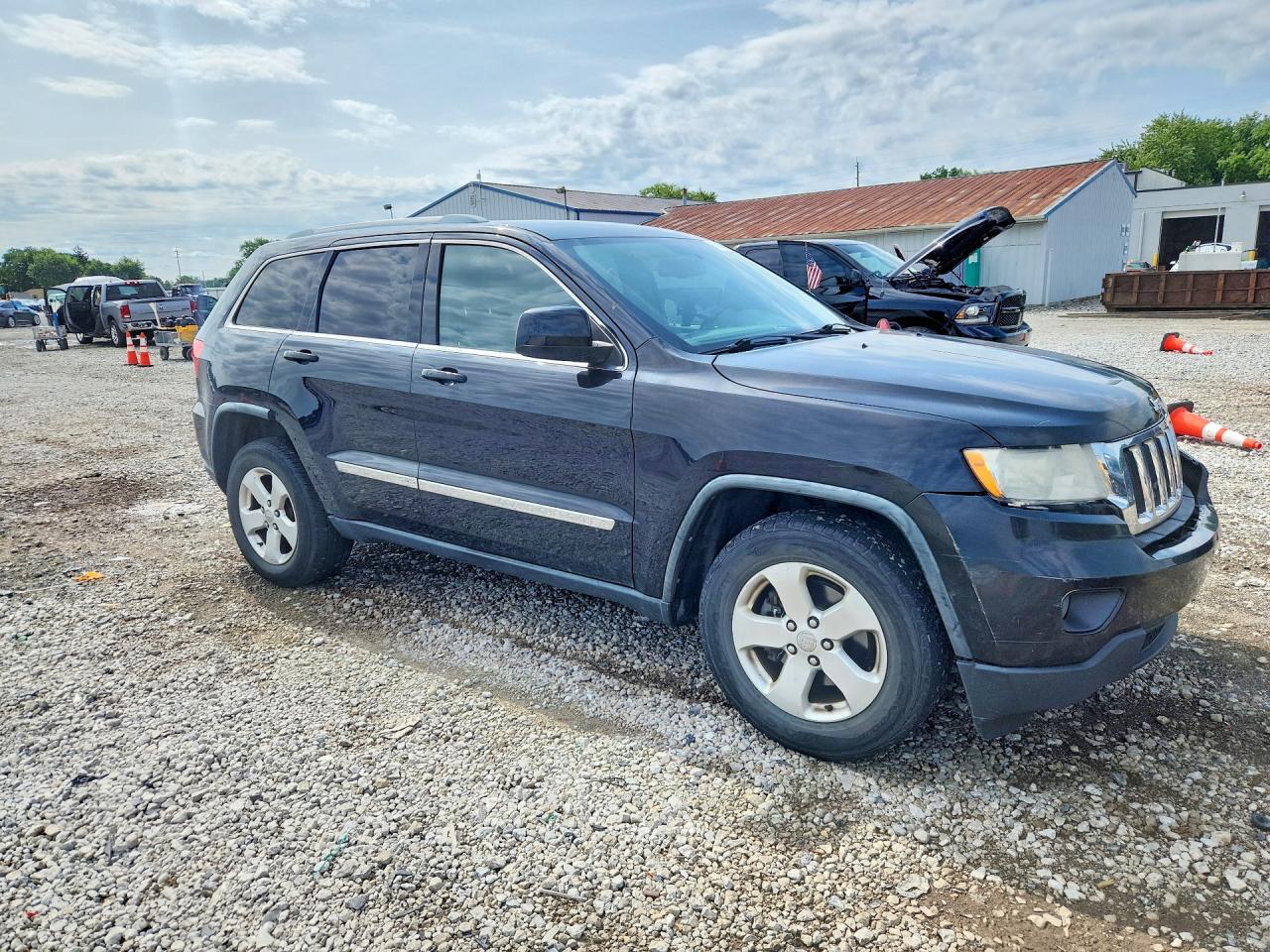 2012 Jeep Grand Cherokee Laredo Черный vin: 1C4RJEAG6CC106193