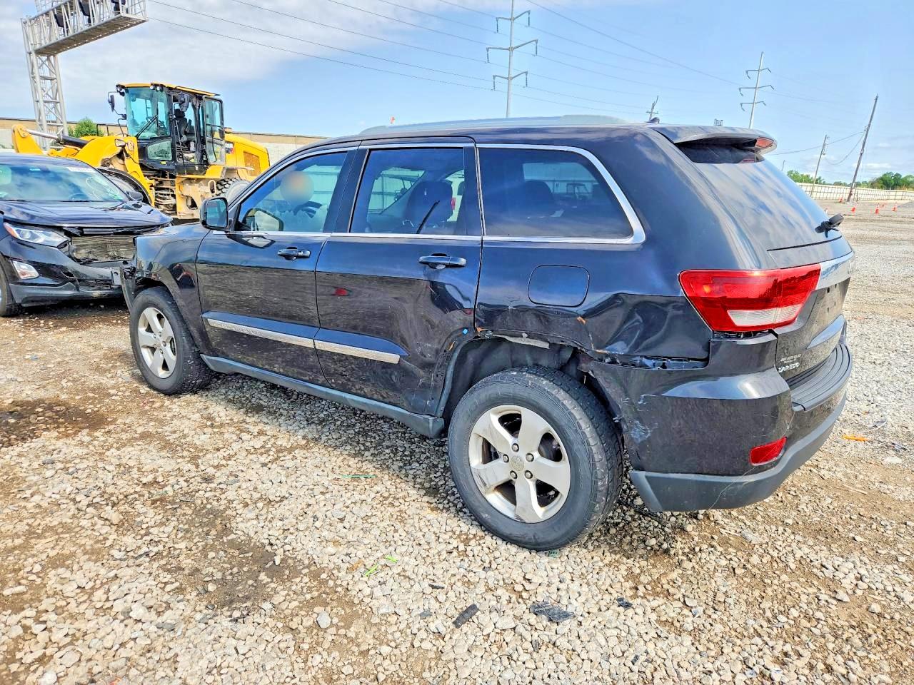 2012 Jeep Grand Cherokee Laredo Черный vin: 1C4RJEAG6CC106193