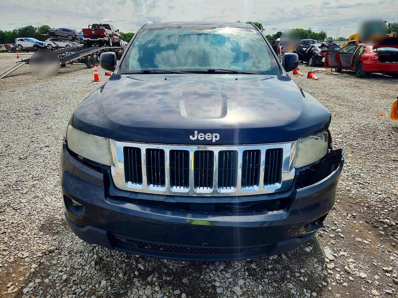 2012 Jeep Grand Cherokee Laredo Черный vin: 1C4RJEAG6CC106193