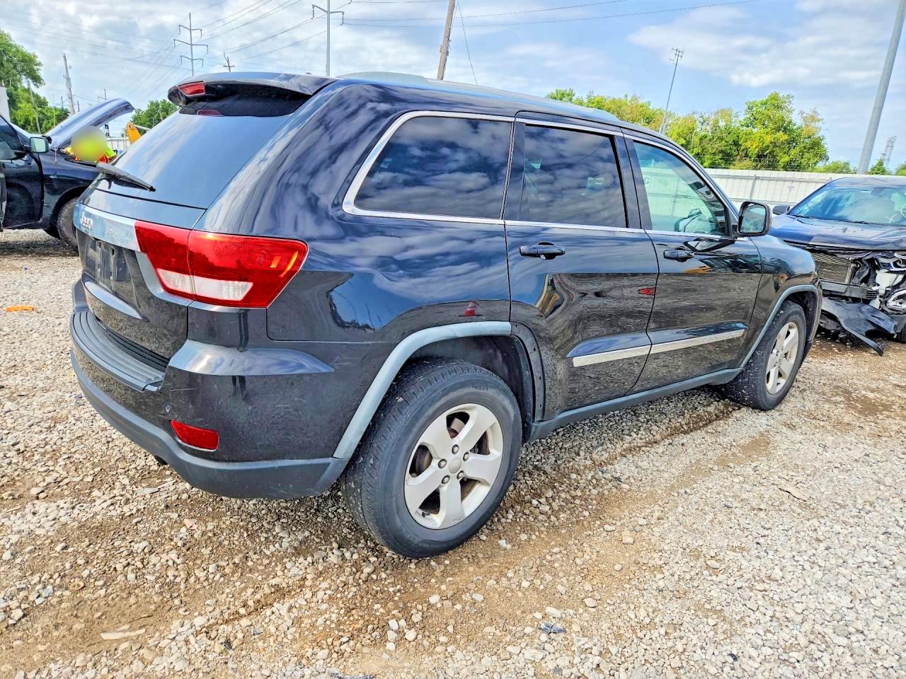 2012 Jeep Grand Cherokee Laredo Черный vin: 1C4RJEAG6CC106193