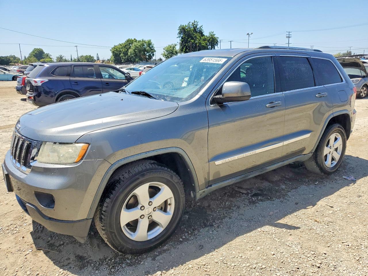 2012 Jeep Grand Cherokee Laredo Gray vin: 1C4RJEAG6CC202079