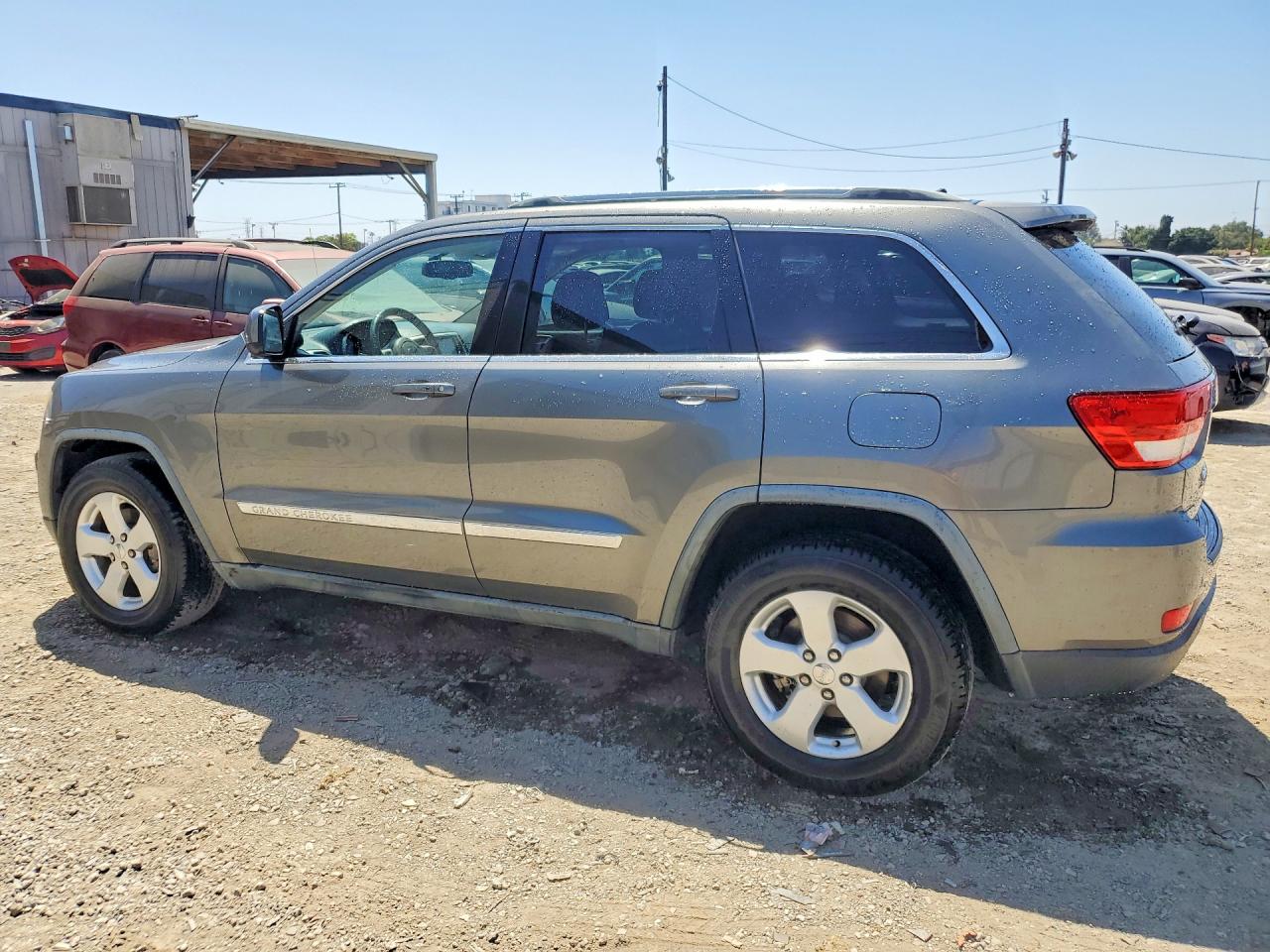 2012 Jeep Grand Cherokee Laredo Gray vin: 1C4RJEAG6CC202079