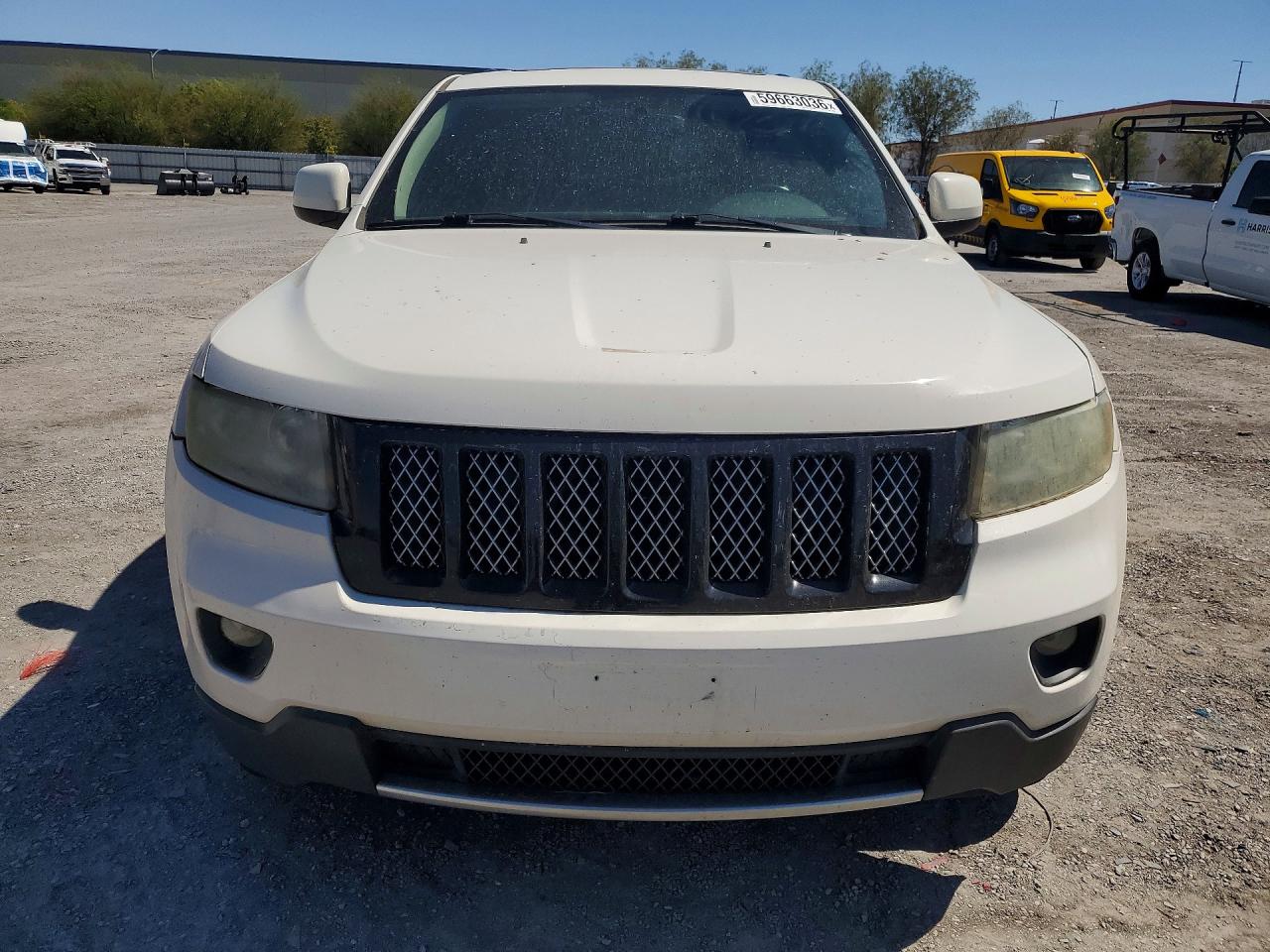 2012 Jeep Grand Cherokee Laredo White vin: 1C4RJEAG6CC355920