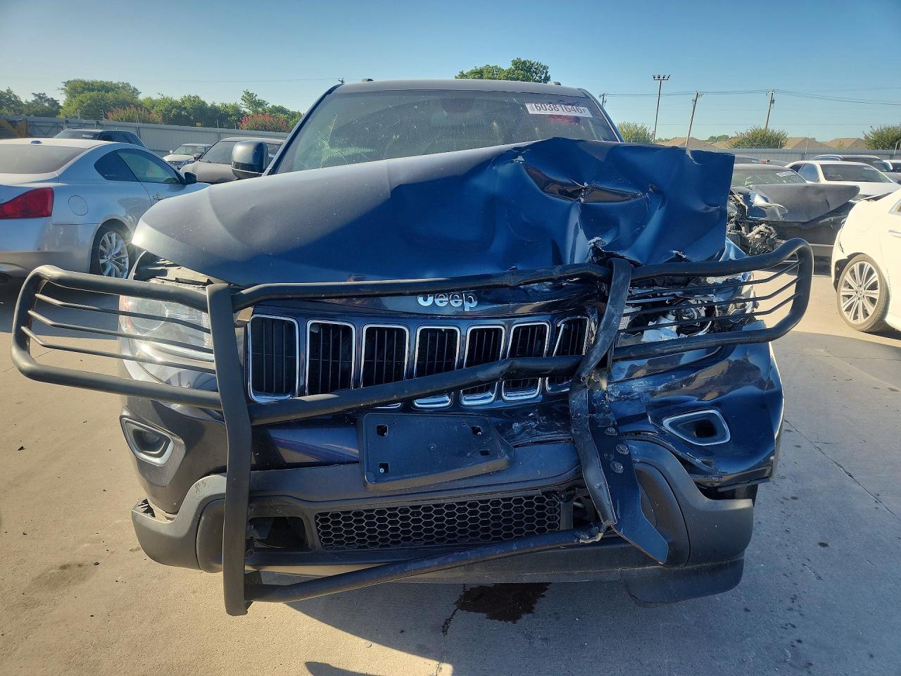 2014 Jeep Grand Cherokee Laredo Gray vin: 1C4RJEAG6EC449038