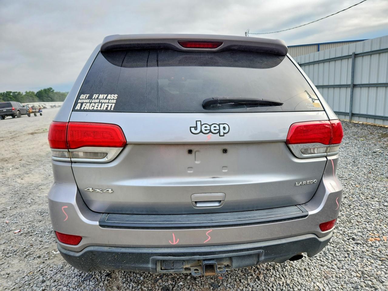 2014 Jeep Grand Cherokee Laredo Silver vin: 1C4RJEAG6EC450951