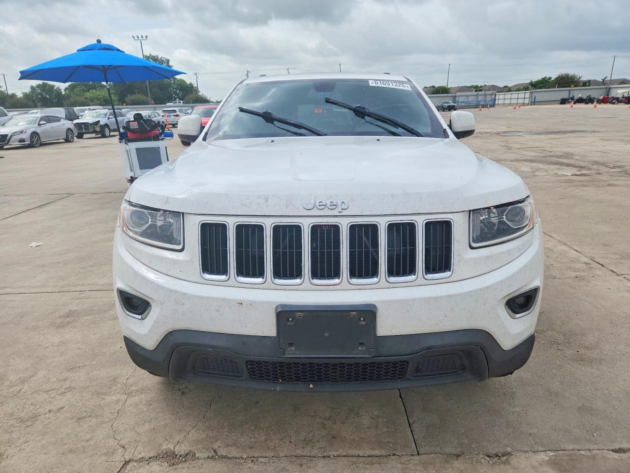 2014 Jeep Grand Cherokee Laredo White vin: 1C4RJEAG6EC542903
