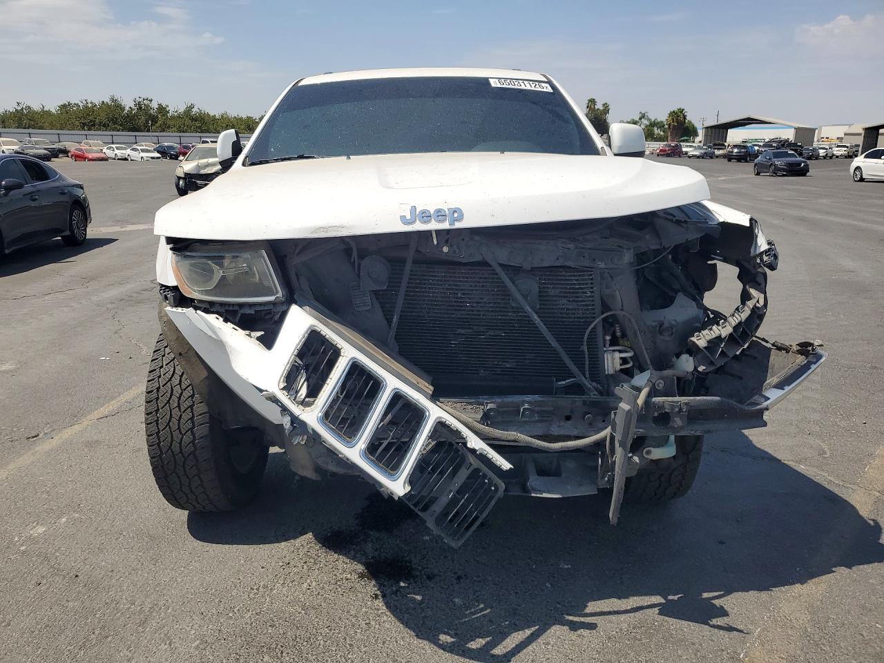 2015 Jeep Grand Cherokee Laredo White vin: 1C4RJEAG6FC825531