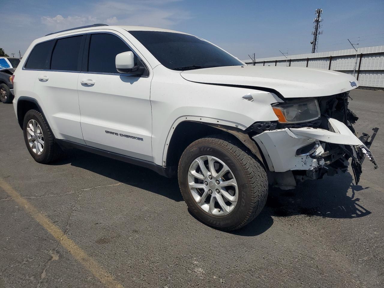 2015 Jeep Grand Cherokee Laredo White vin: 1C4RJEAG6FC825531