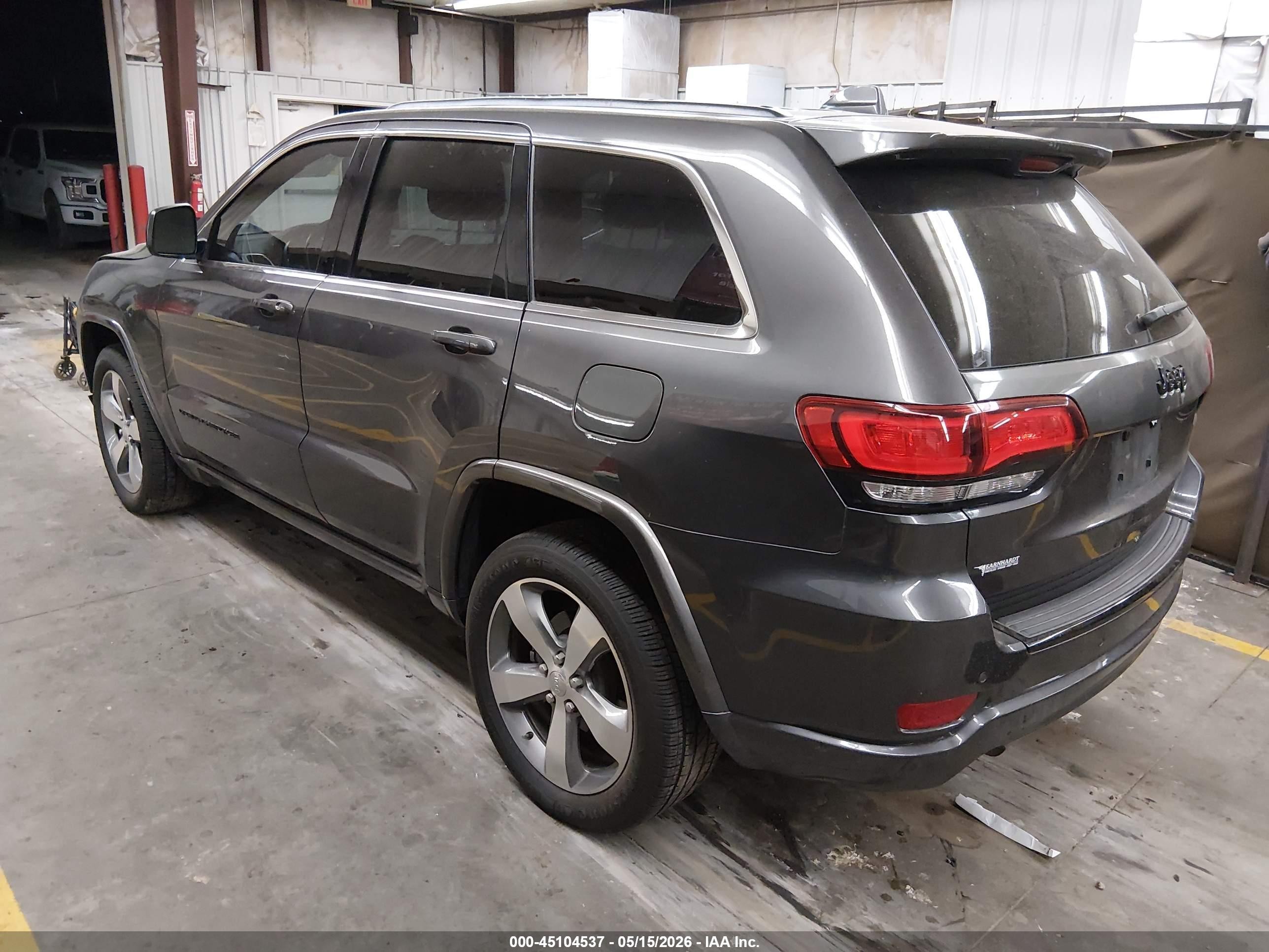 2015 Jeep Grand Cherokee Altitude Gray vin: 1C4RJEAG6FC914922