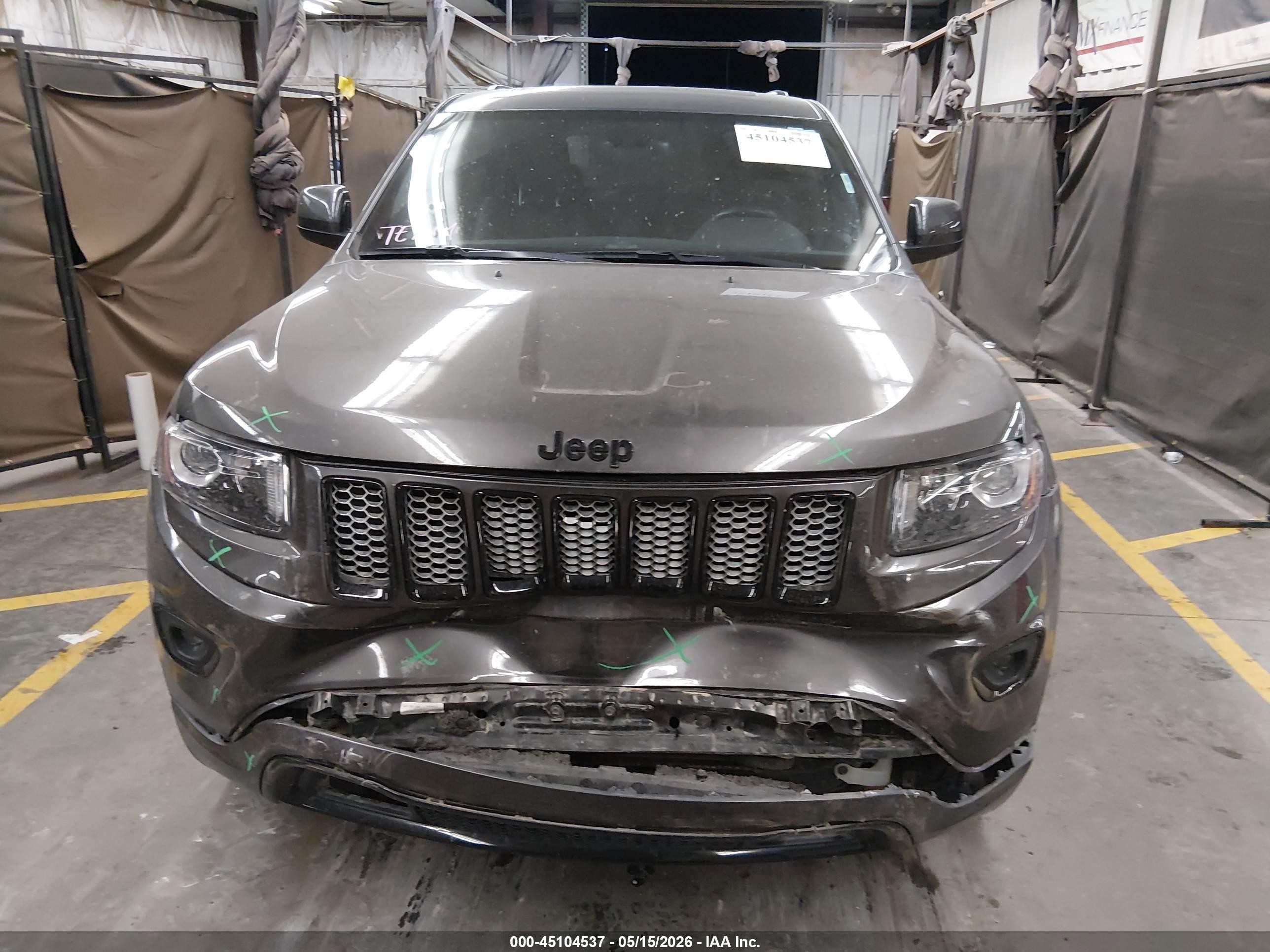 2015 Jeep Grand Cherokee Altitude Gray vin: 1C4RJEAG6FC914922