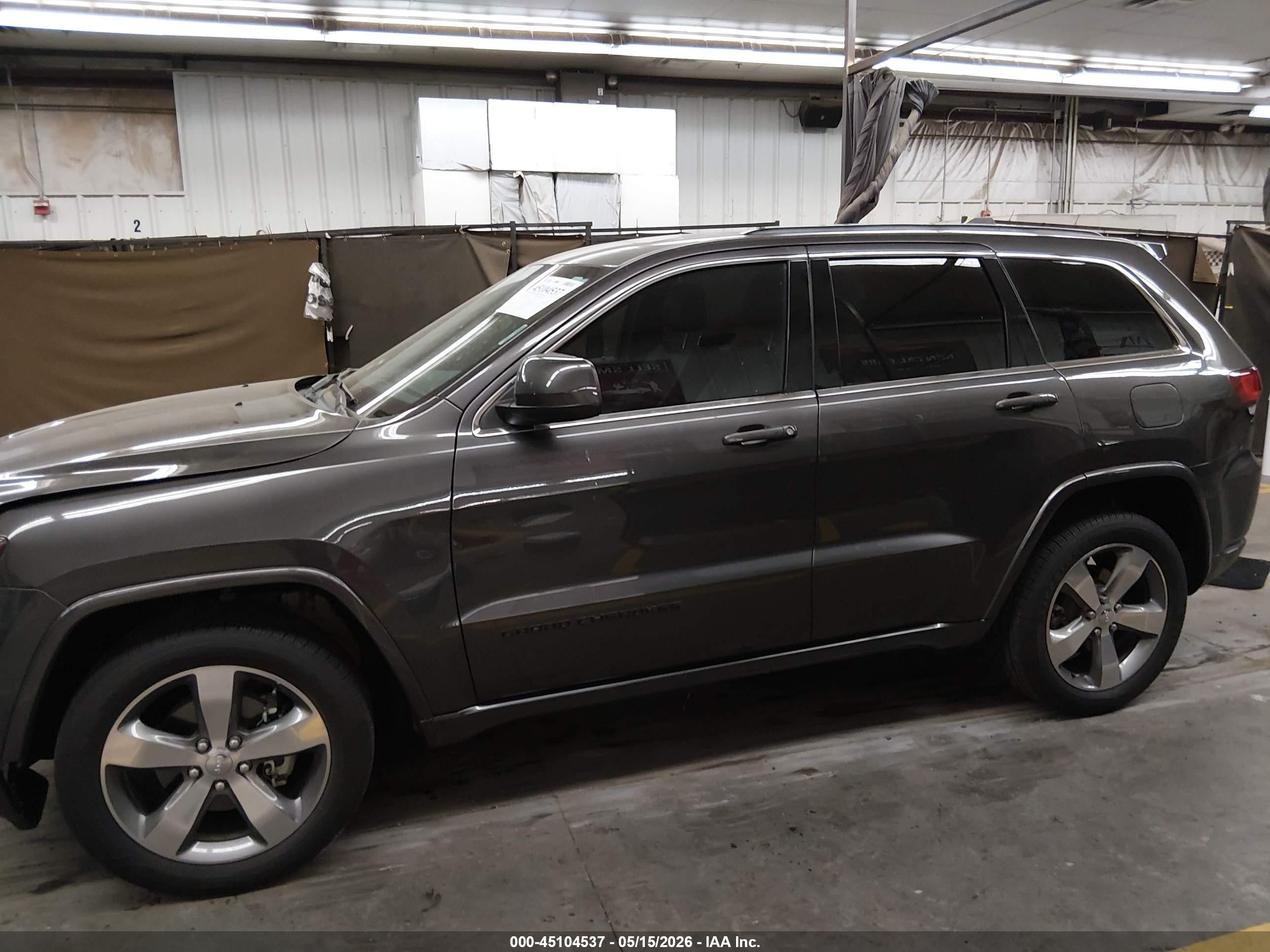 2015 Jeep Grand Cherokee Altitude Gray vin: 1C4RJEAG6FC914922