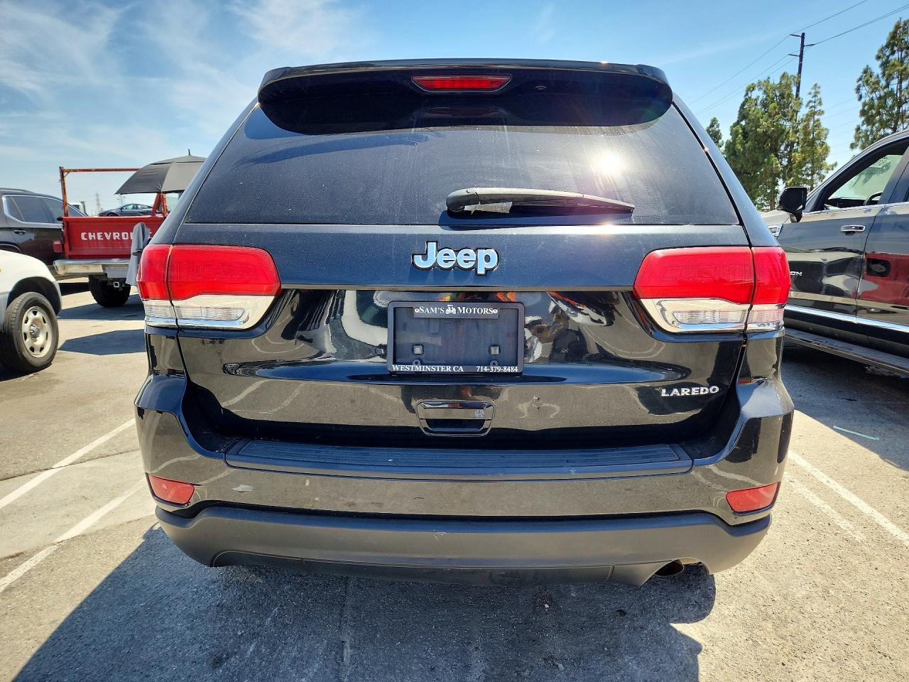2015 Jeep Grand Cherokee Черный vin: 1C4RJEAG6FC926424