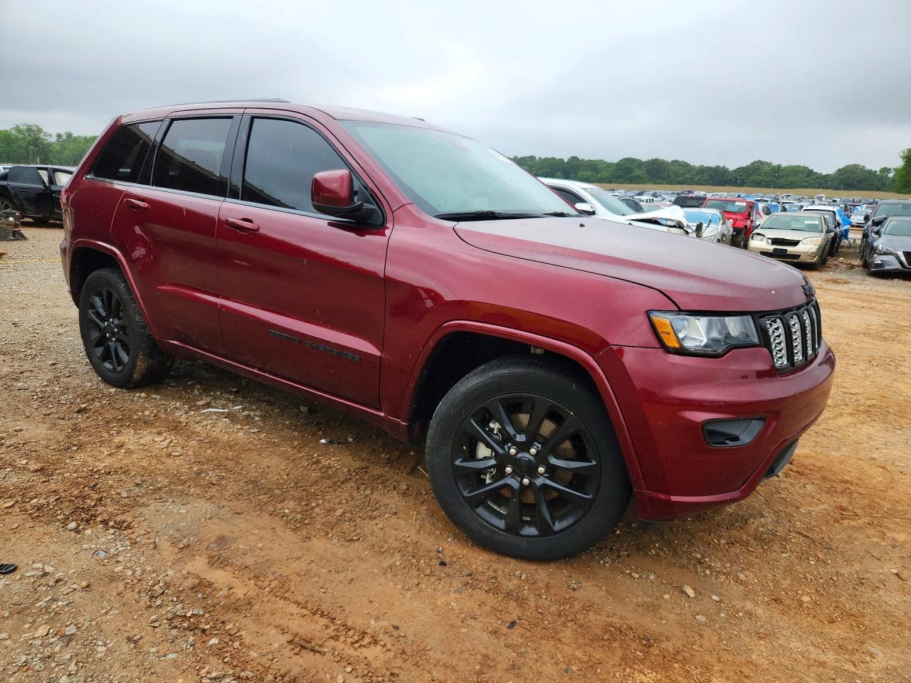 2021 Jeep Grand Cherokee Laredo Burgundy vin: 1C4RJEAG6MC798425