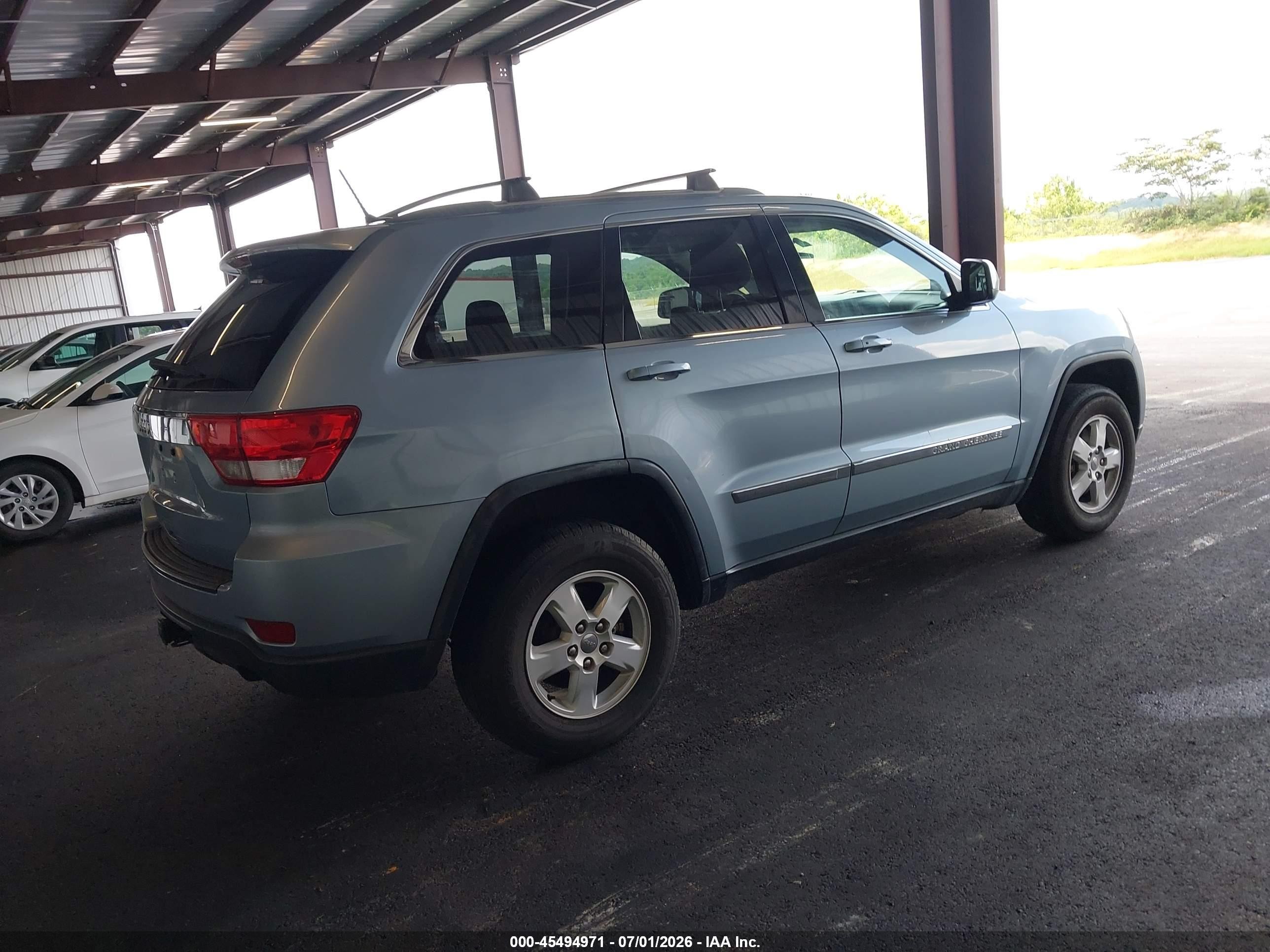 2012 Jeep Grand Cherokee Laredo Blue vin: 1C4RJEAG7CC308069