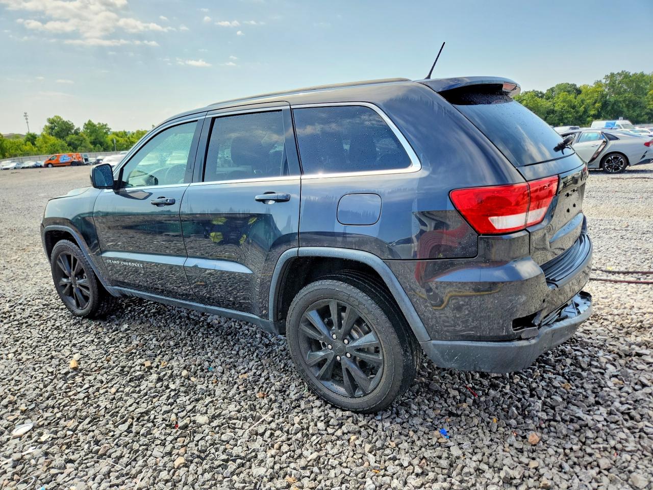 2012 Jeep Grand Cherokee Laredo Black vin: 1C4RJEAG7CC355957
