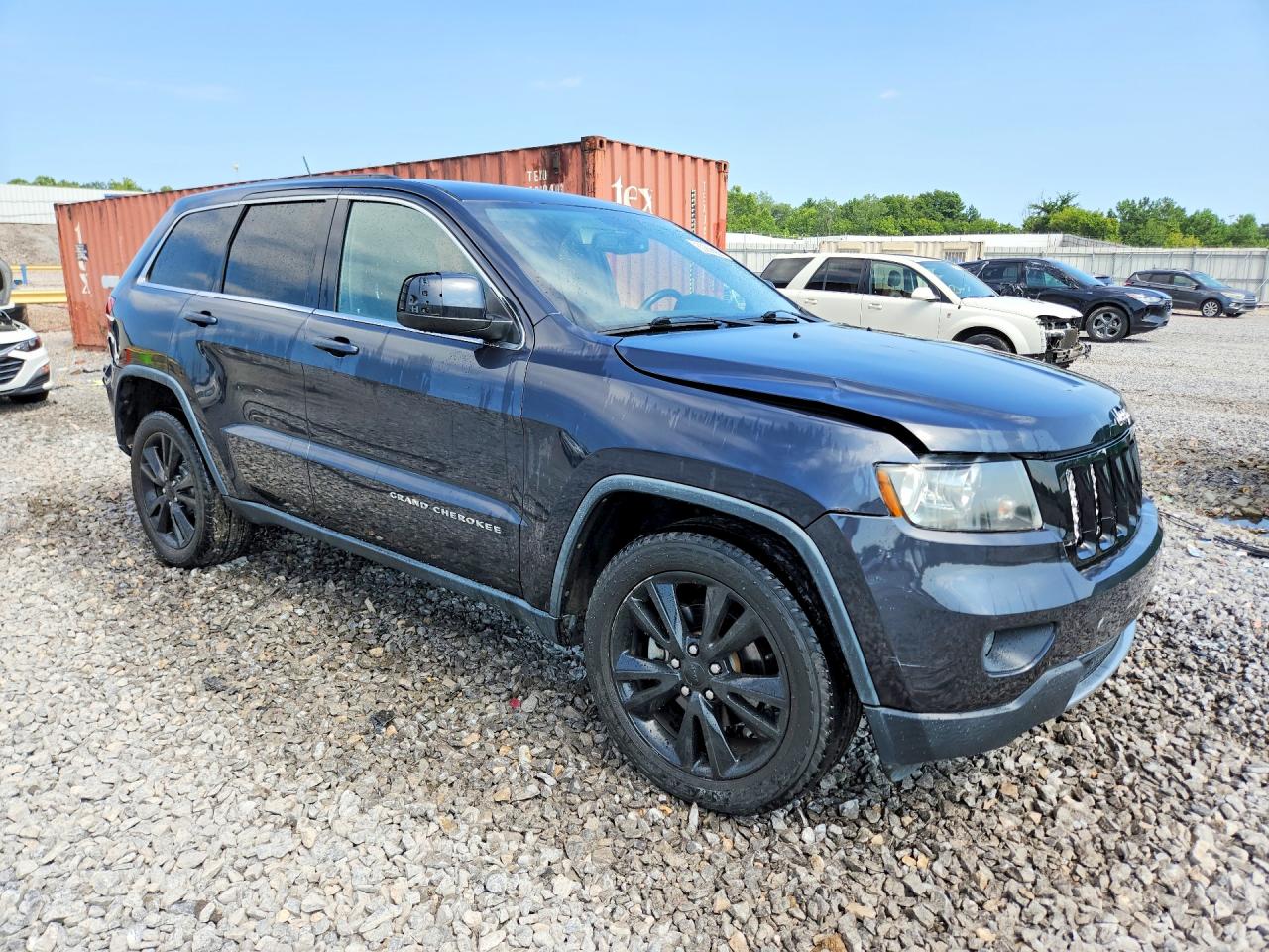 2012 Jeep Grand Cherokee Laredo Black vin: 1C4RJEAG7CC355957