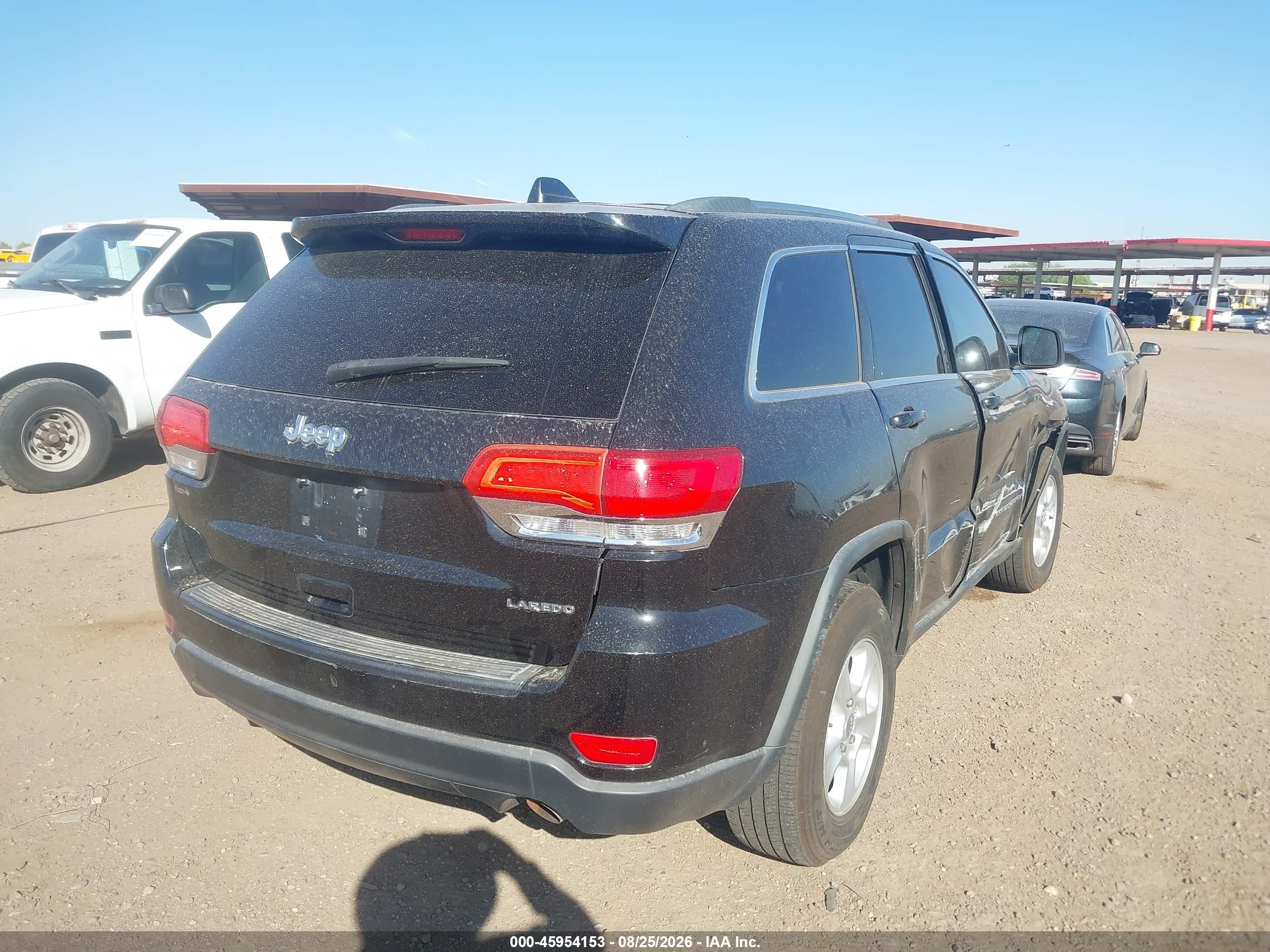 2014 Jeep Grand Cherokee Laredo Черный vin: 1C4RJEAG7EC114080