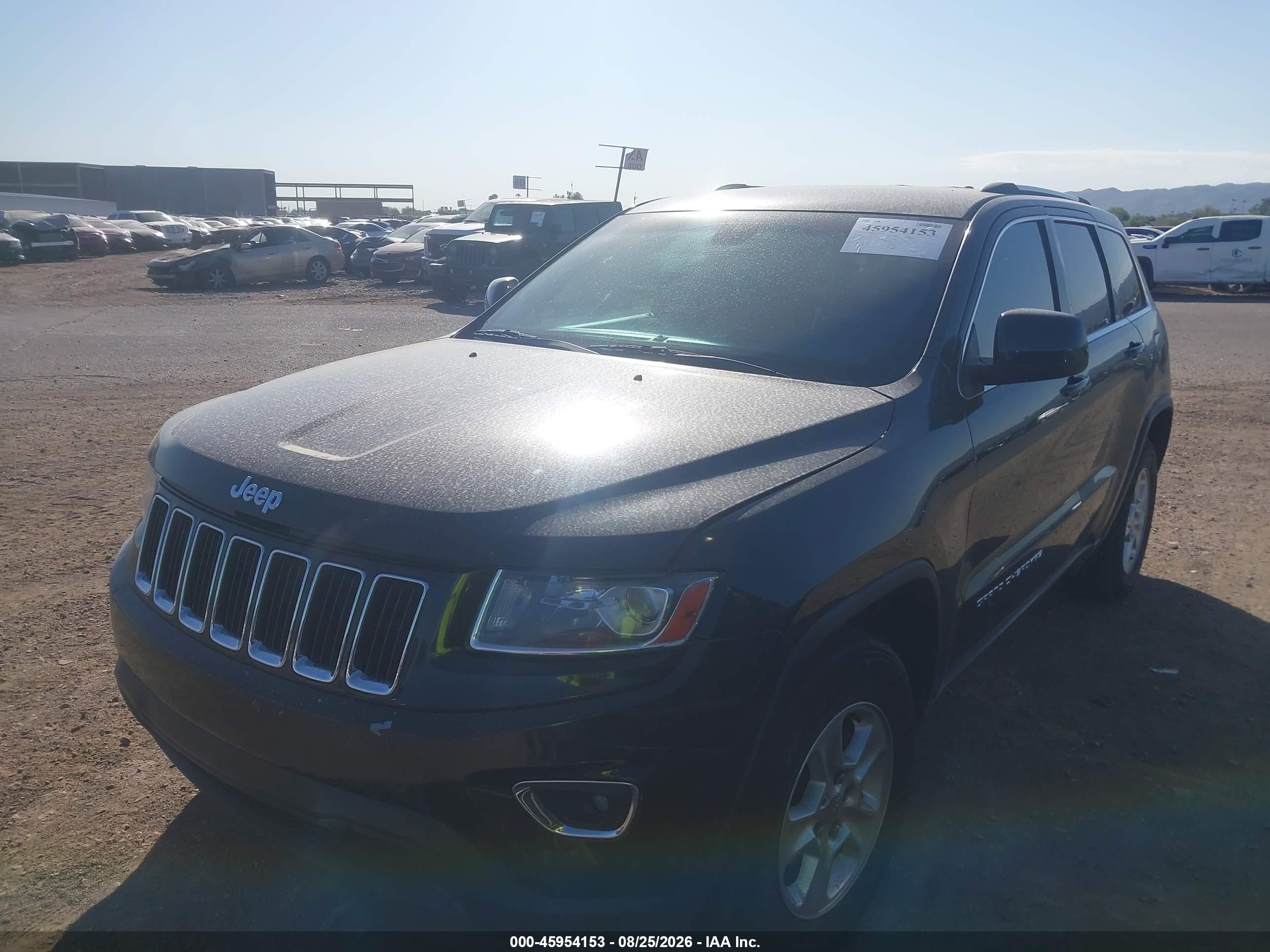 2014 Jeep Grand Cherokee Laredo Черный vin: 1C4RJEAG7EC114080
