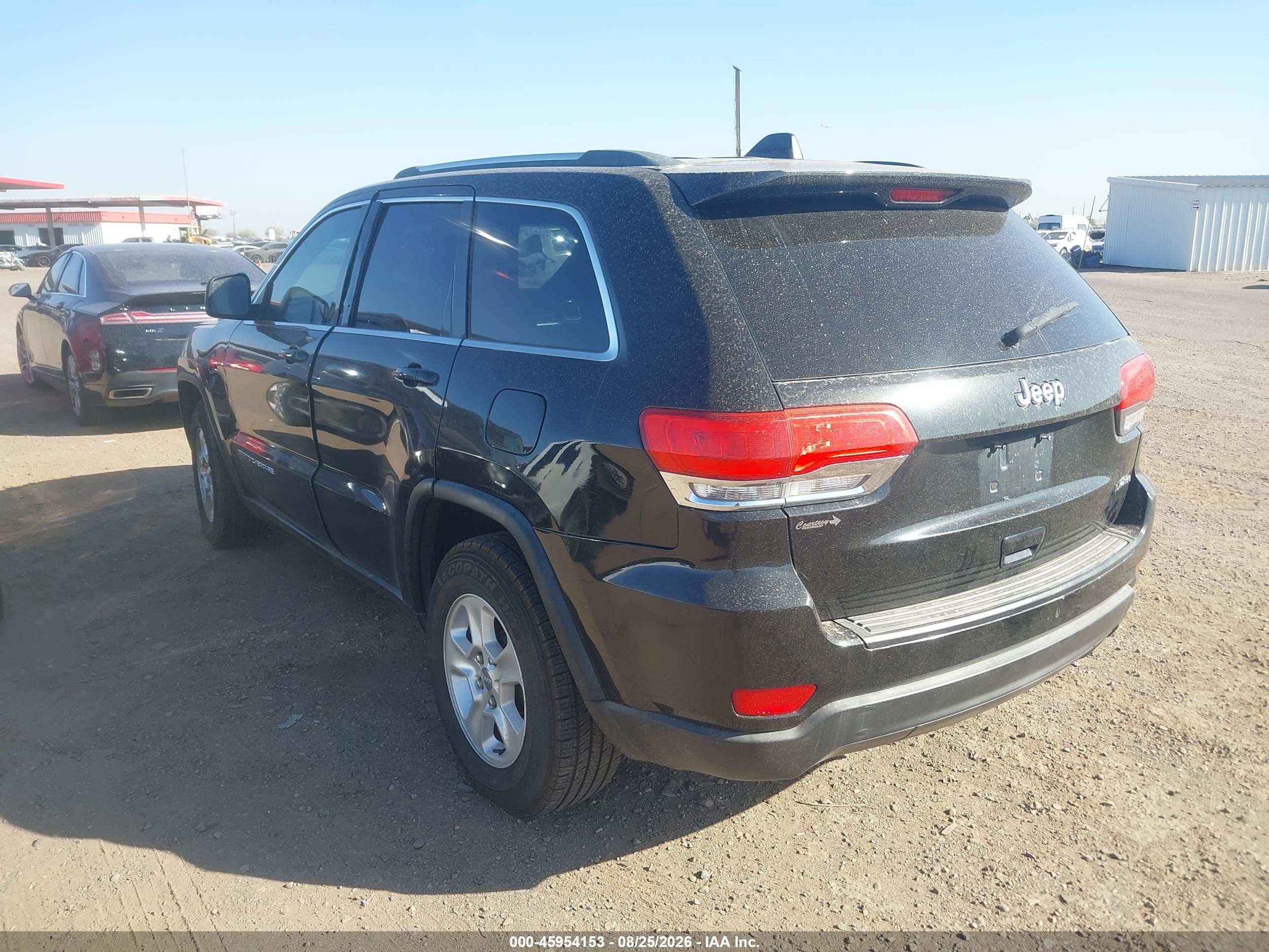 2014 Jeep Grand Cherokee Laredo Черный vin: 1C4RJEAG7EC114080