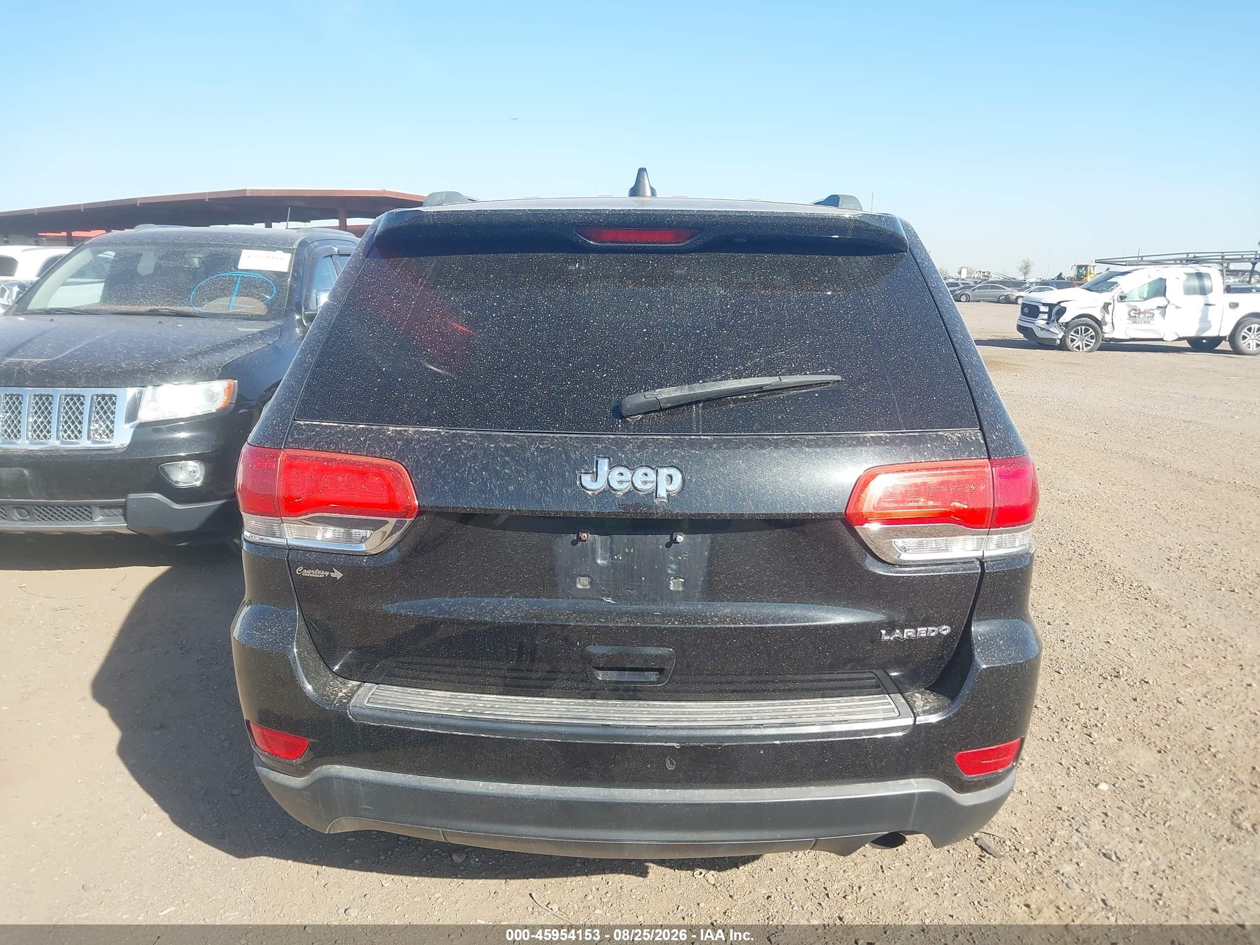 2014 Jeep Grand Cherokee Laredo Черный vin: 1C4RJEAG7EC114080