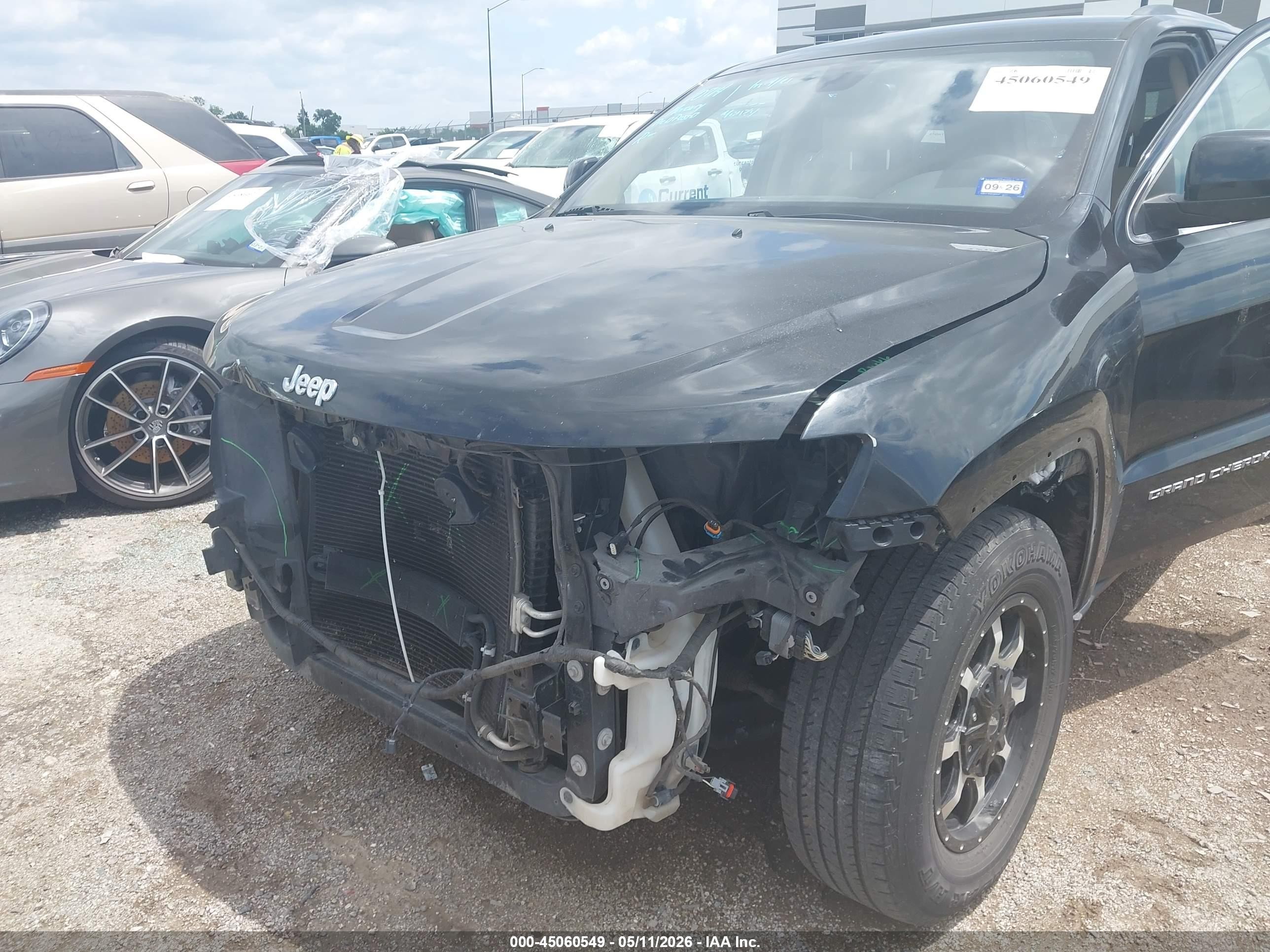 2015 Jeep Grand Cherokee Laredo Black vin: 1C4RJEAG7FC199374