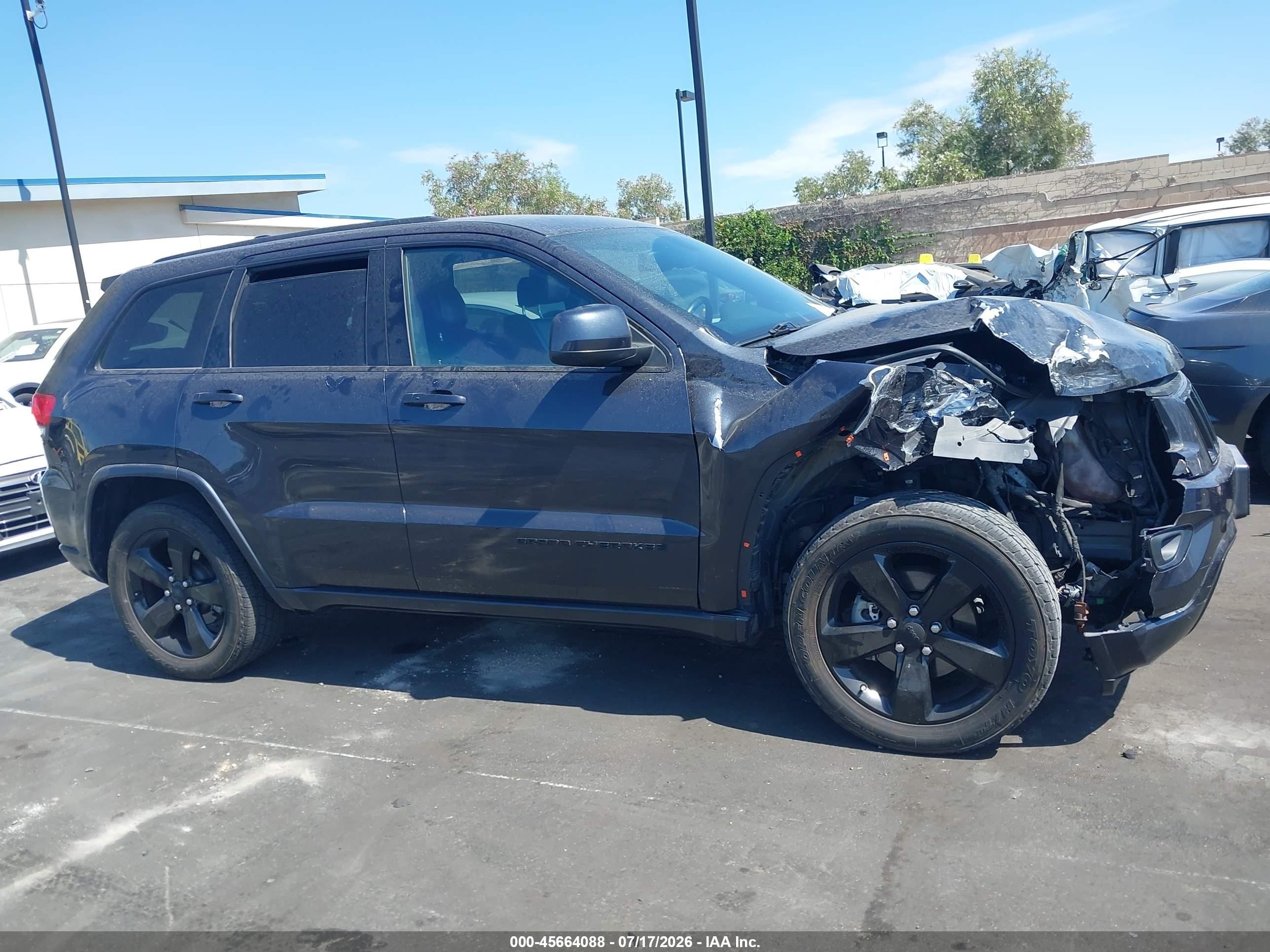 2015 Jeep Grand Cherokee Altitude Gray vin: 1C4RJEAG7FC634846