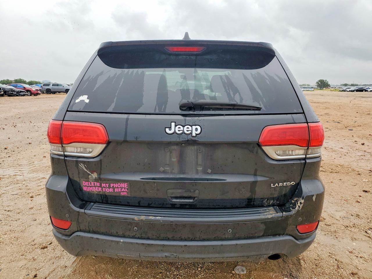 2017 Jeep Grand Cherokee Laredo Black vin: 1C4RJEAG7HC804738