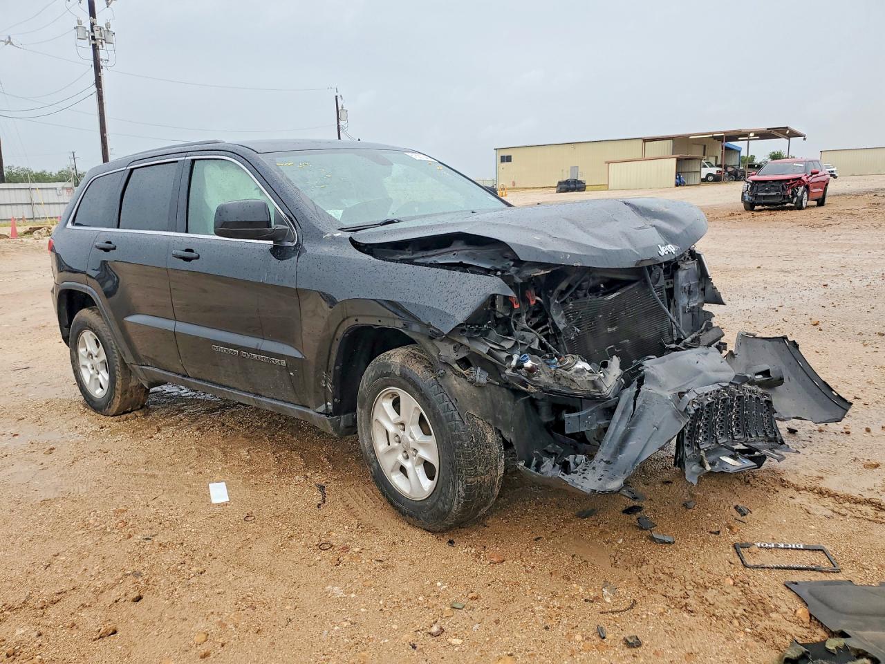 2017 Jeep Grand Cherokee Laredo Black vin: 1C4RJEAG7HC804738