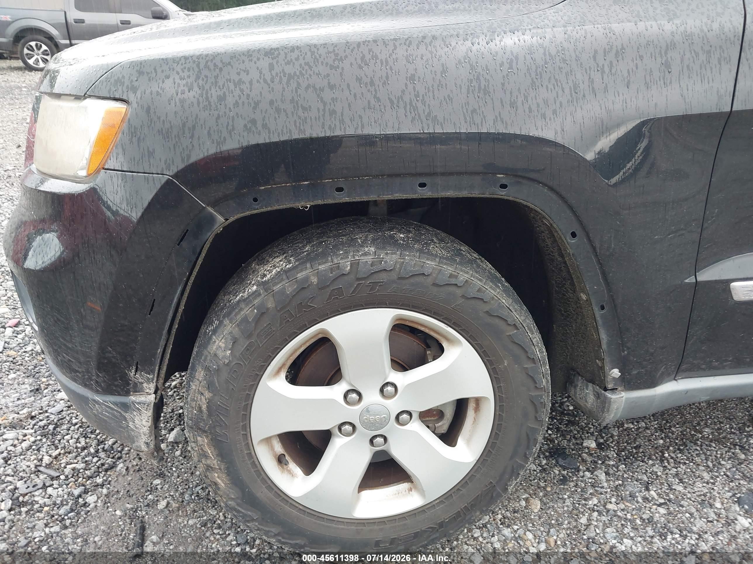 2012 Jeep Grand Cherokee Laredo Black vin: 1C4RJEAG8CC125358