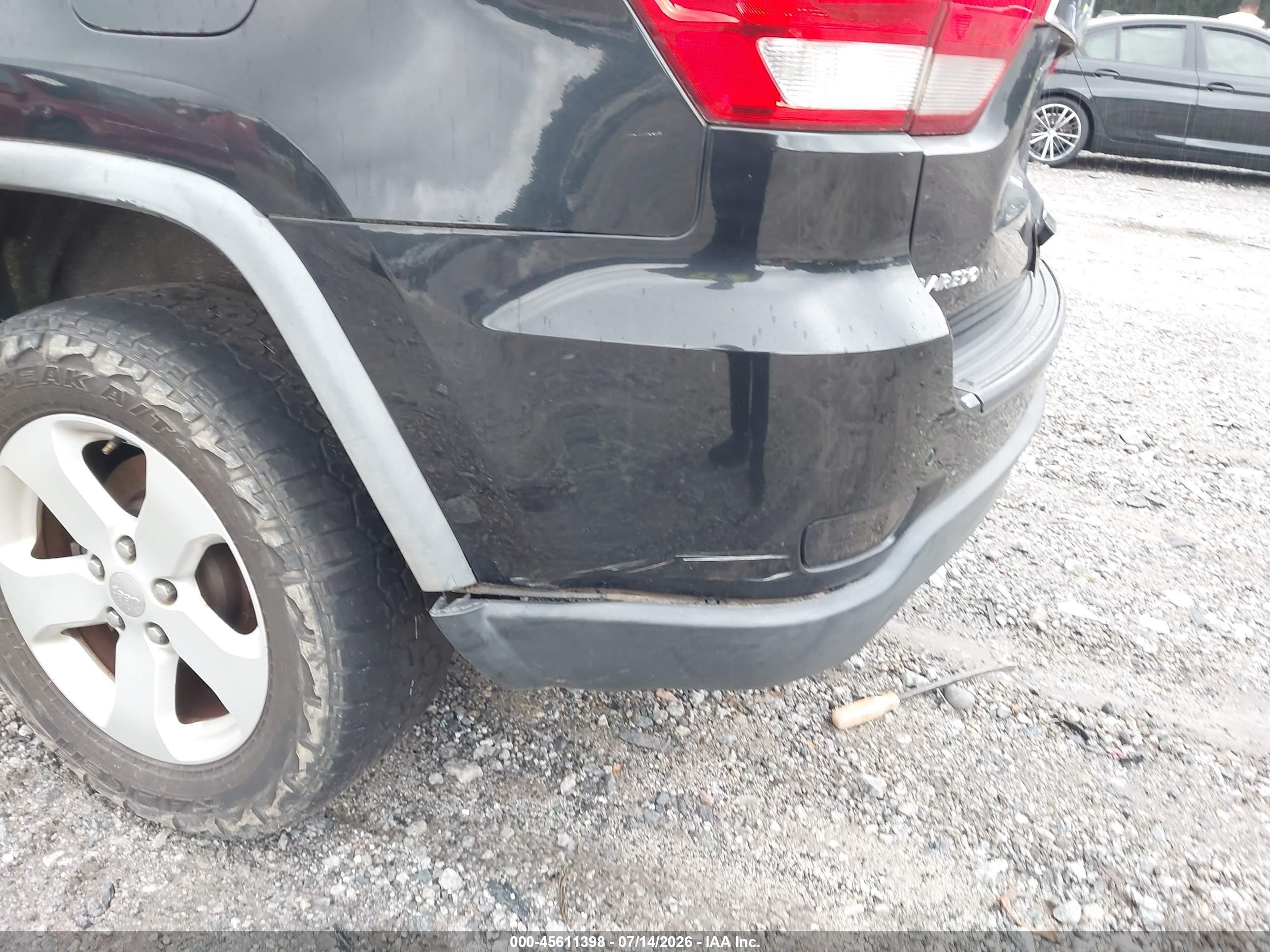 2012 Jeep Grand Cherokee Laredo Black vin: 1C4RJEAG8CC125358