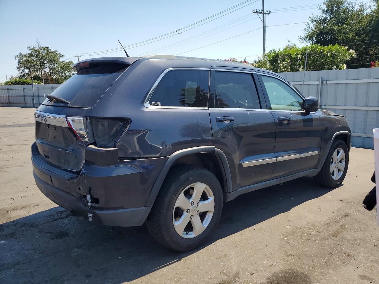 2012 Jeep Grand Cherokee Laredo Black vin: 1C4RJEAG8CC235990