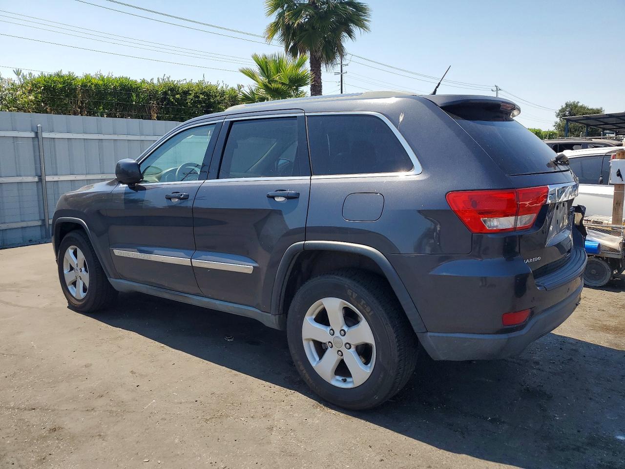 2012 Jeep Grand Cherokee Laredo Black vin: 1C4RJEAG8CC235990