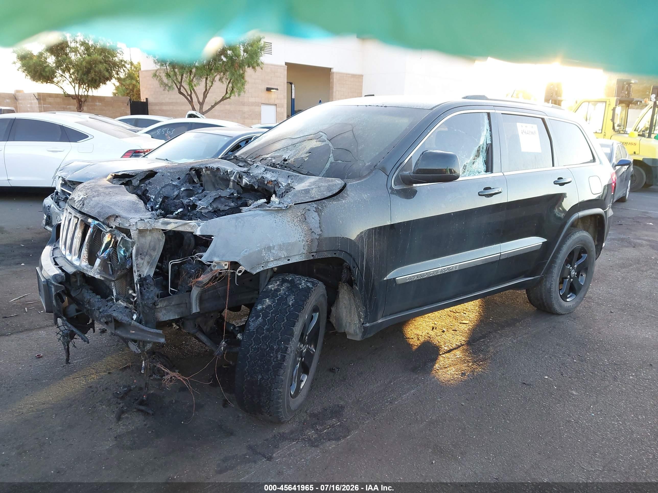 2013 Jeep Grand Cherokee Laredo Black vin: 1C4RJEAG8DC574556