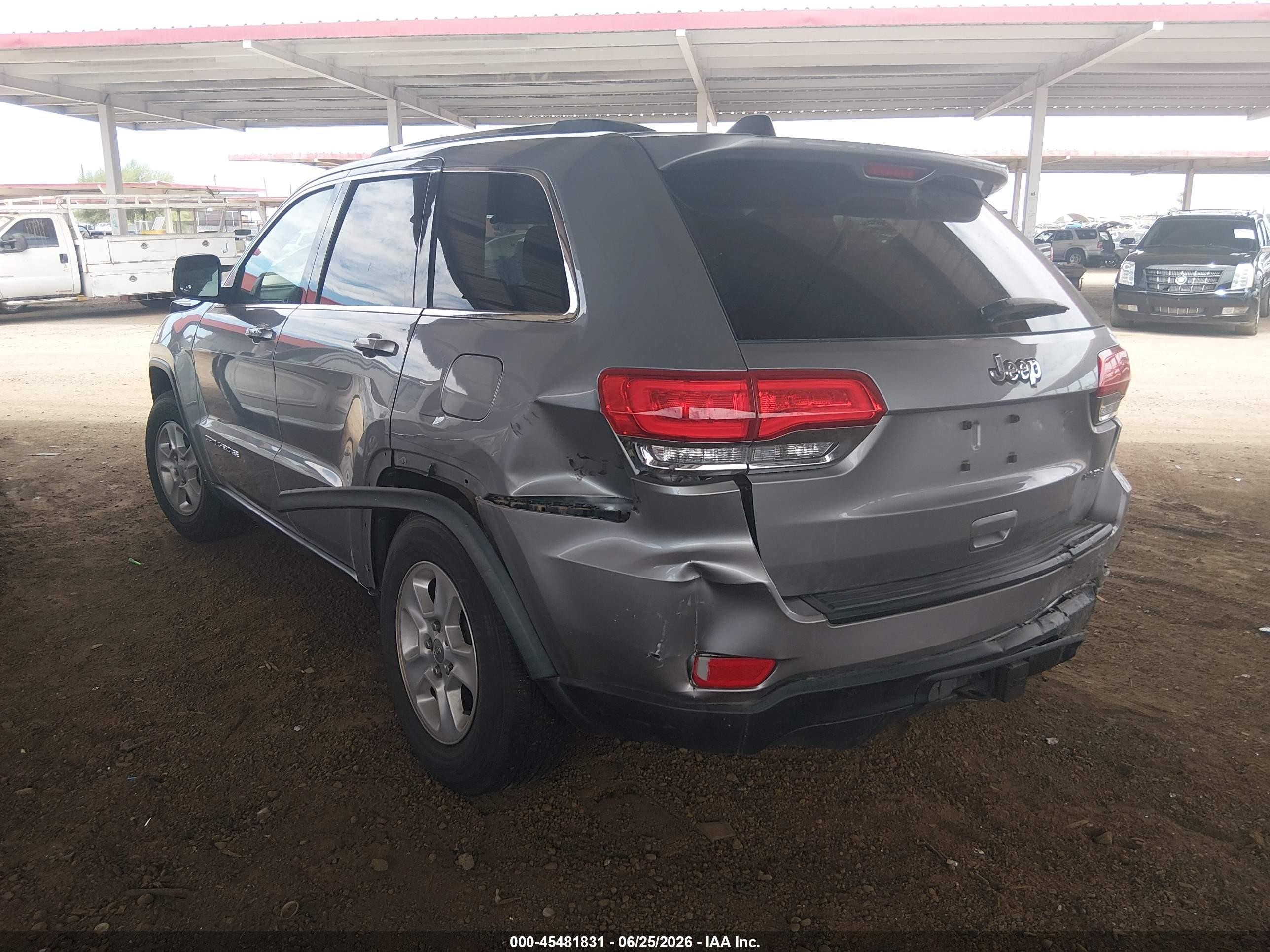 2014 Jeep Grand Cherokee Laredo Серый vin: 1C4RJEAG8EC239962