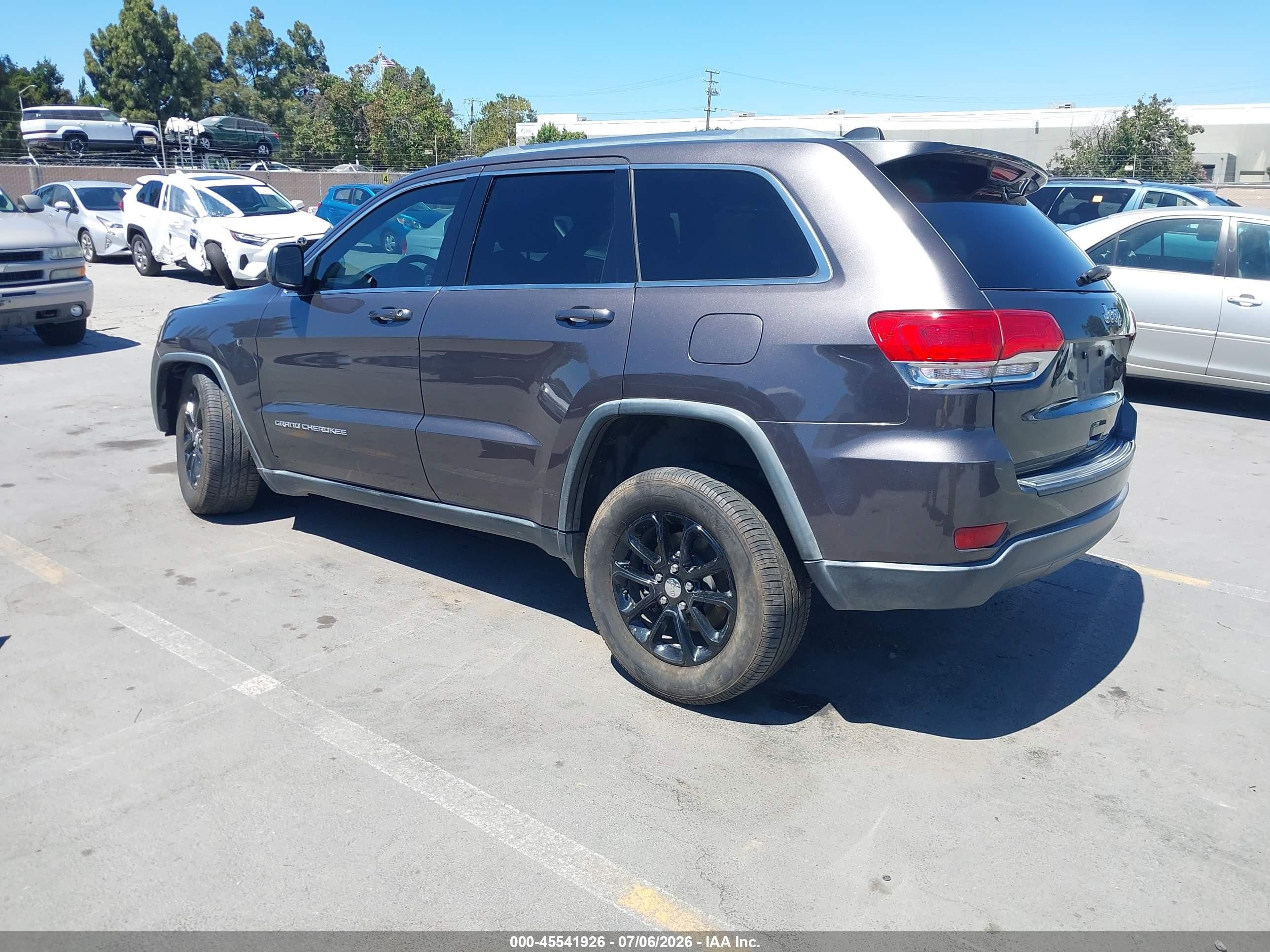 2014 Jeep Grand Cherokee Laredo Gray vin: 1C4RJEAG8EC472773