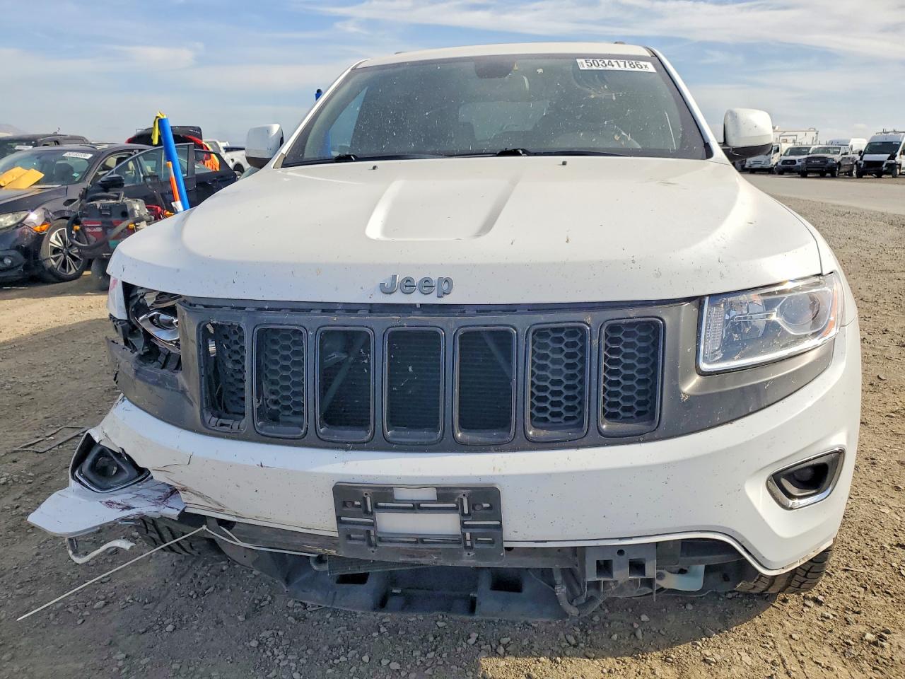 2014 Jeep Grand Cherokee Laredo White vin: 1C4RJEAG8EC580830