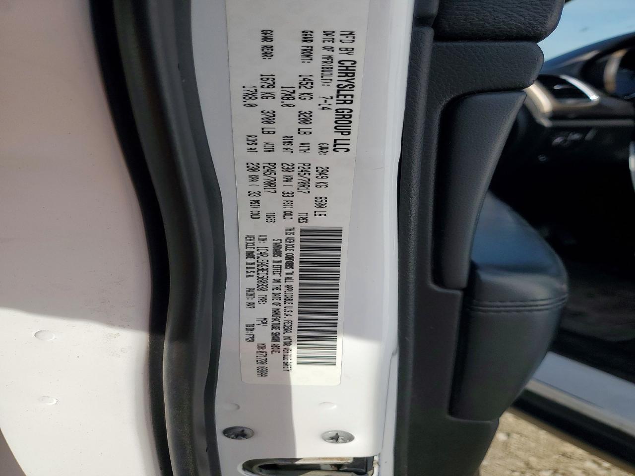 2014 Jeep Grand Cherokee Laredo White vin: 1C4RJEAG8EC580830