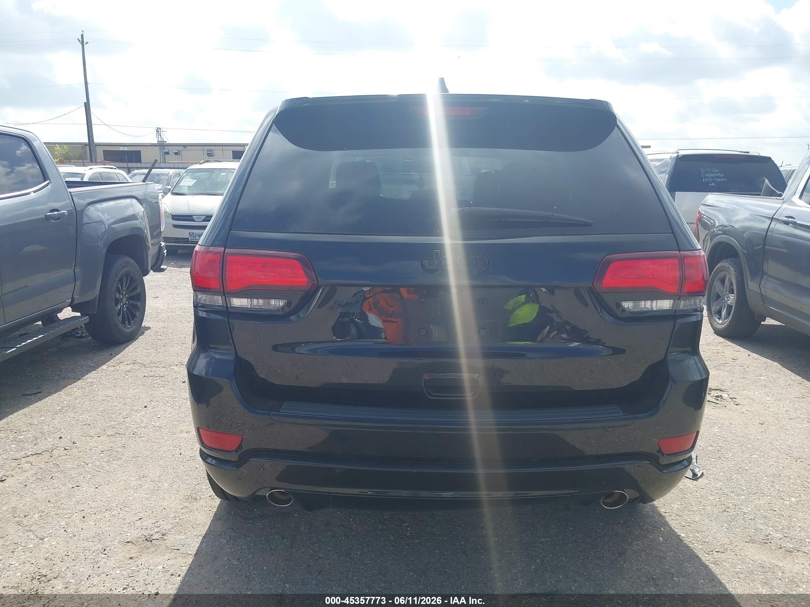 2015 Jeep Grand Cherokee Altitude Black vin: 1C4RJEAG8FC152791