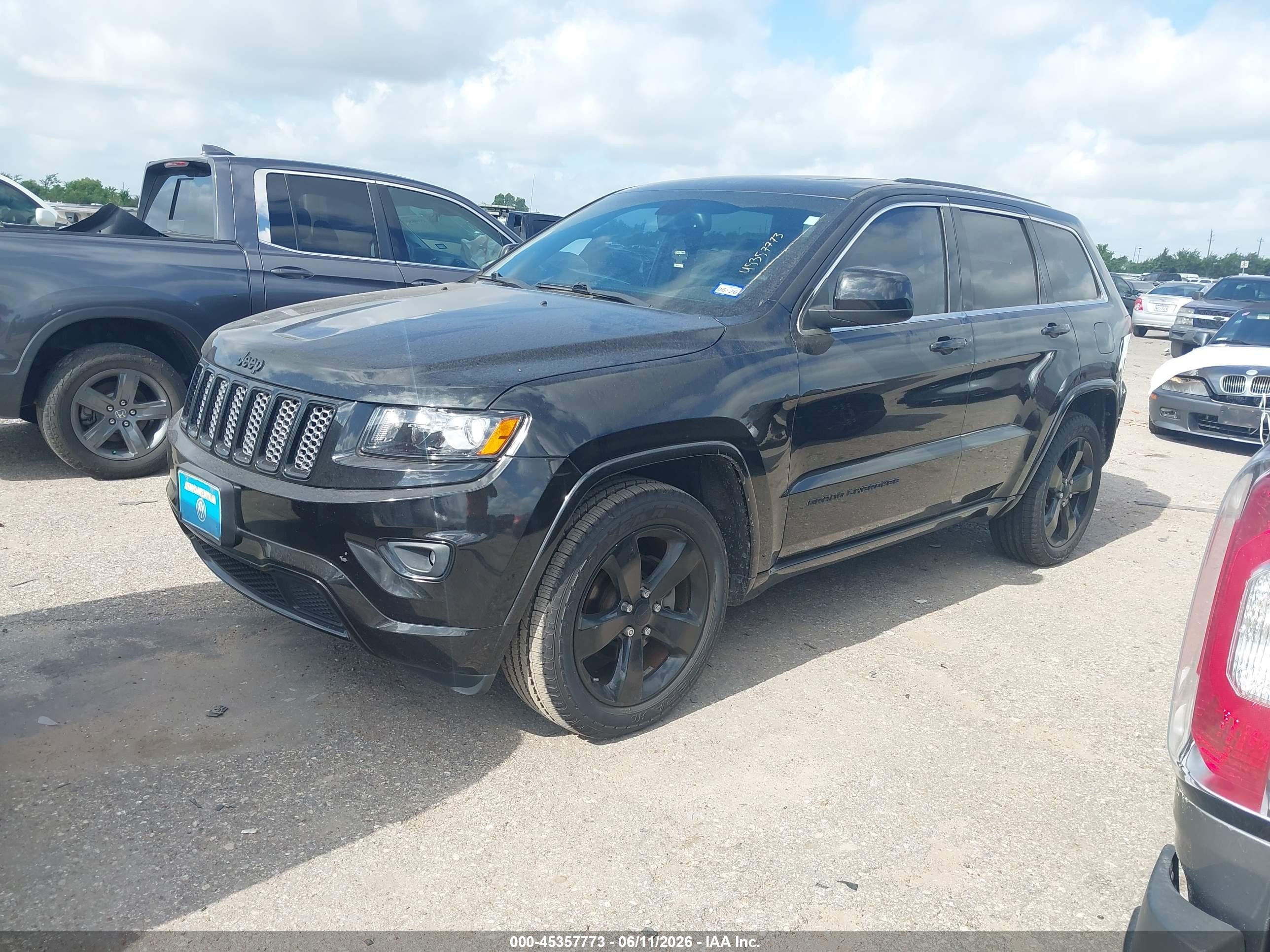 2015 Jeep Grand Cherokee Altitude Black vin: 1C4RJEAG8FC152791