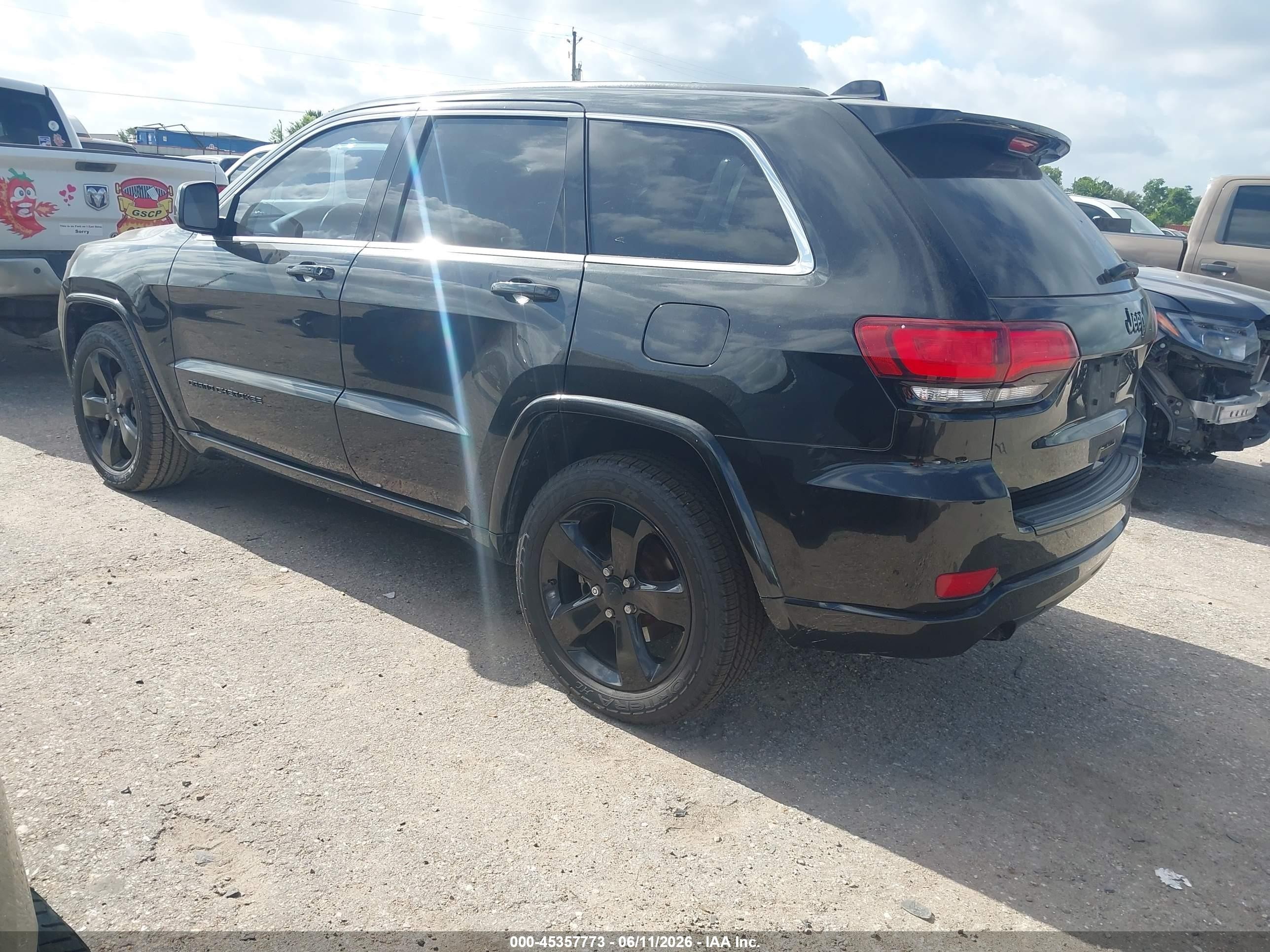 2015 Jeep Grand Cherokee Altitude Black vin: 1C4RJEAG8FC152791