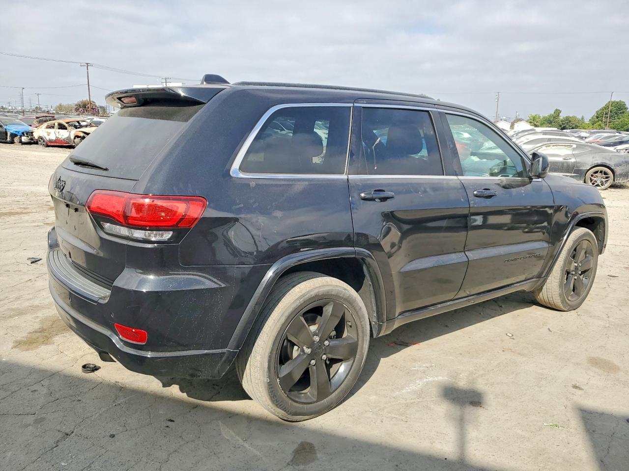 2015 Jeep Grand Cherokee Laredo Black vin: 1C4RJEAG8FC160115
