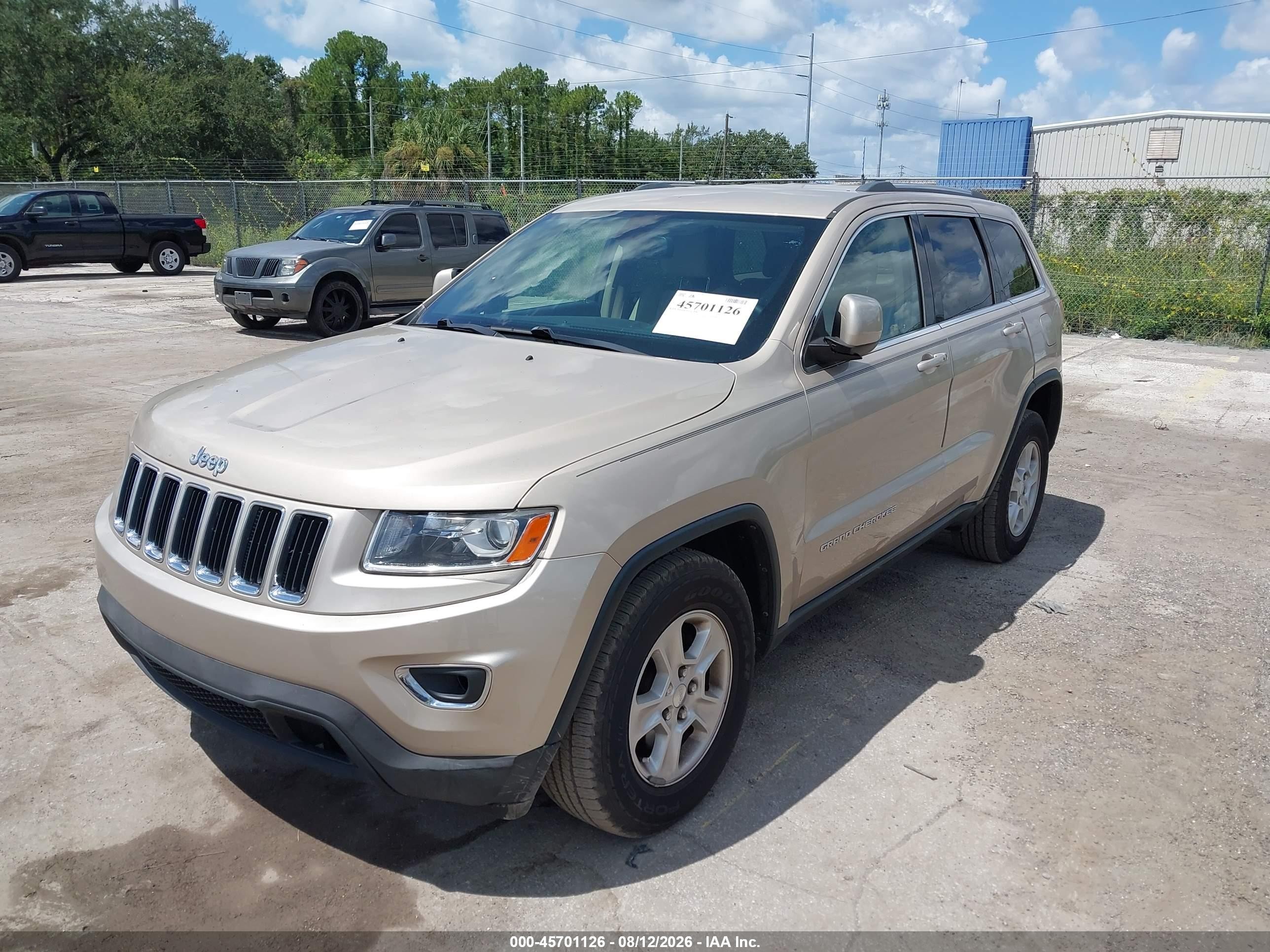 2015 Jeep Grand Cherokee Laredo Champagne vin: 1C4RJEAG8FC235668
